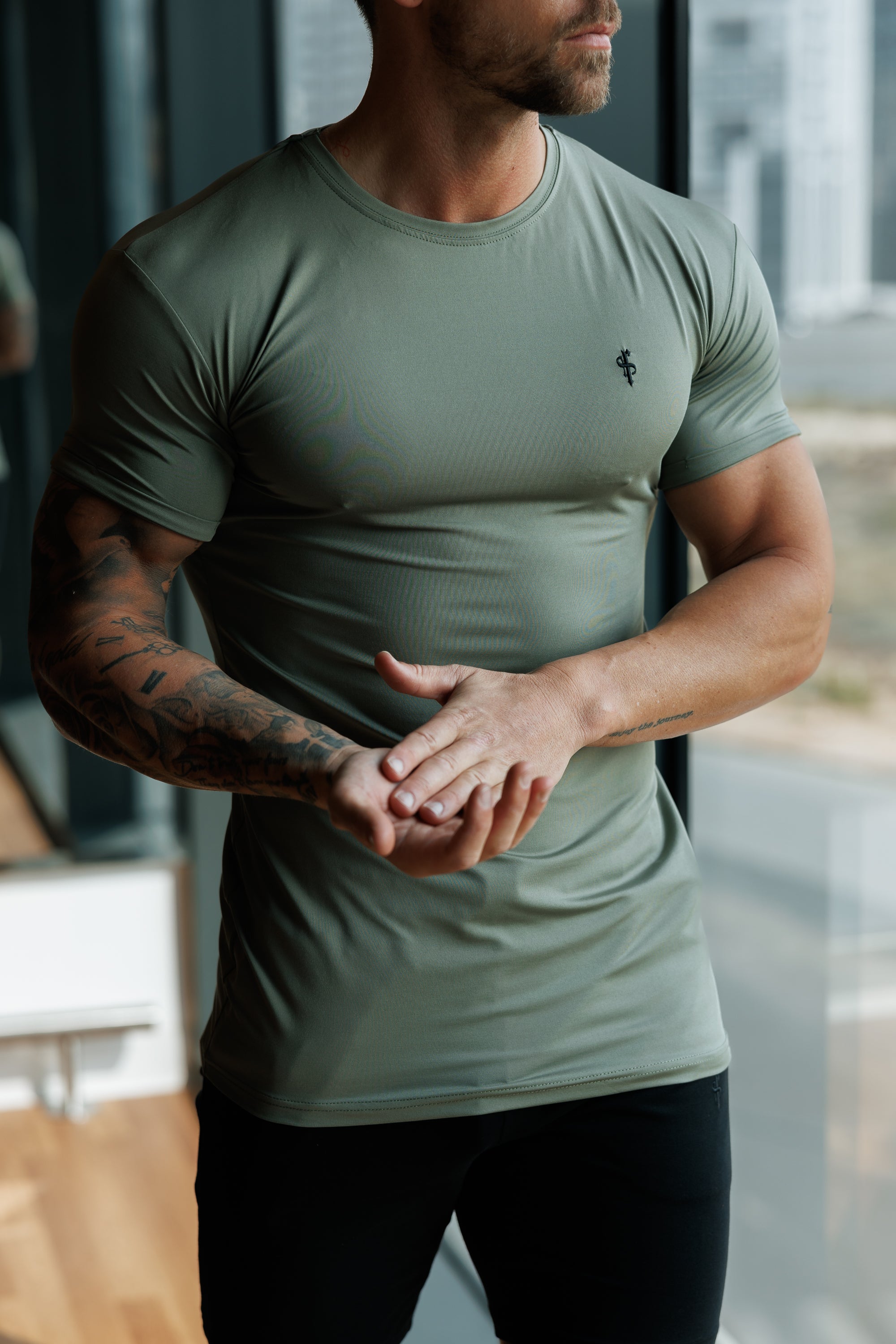 Olive / Black Gym Crew - FSH1279