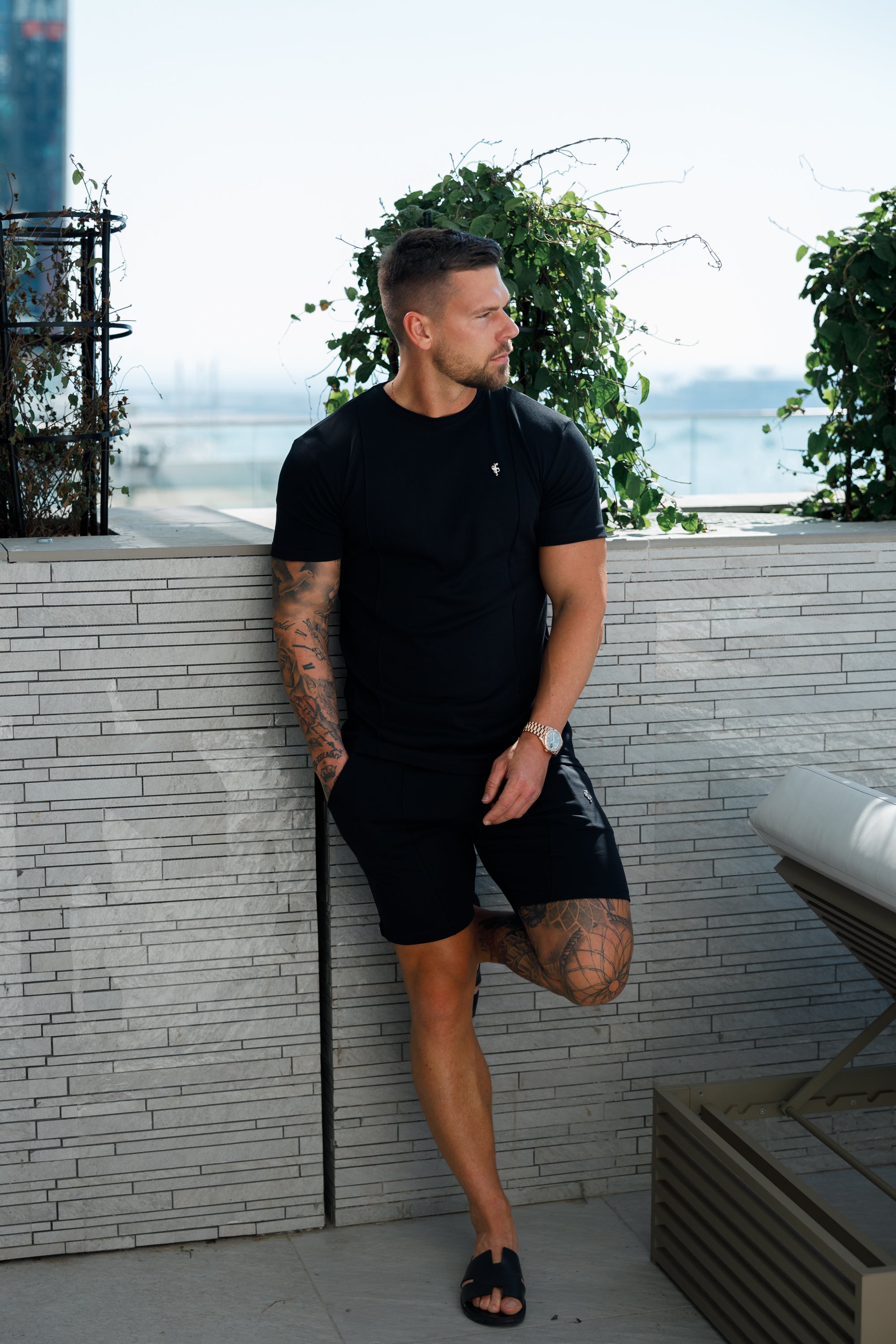 Beige Elasticated Drawstring Pintuck Shorts