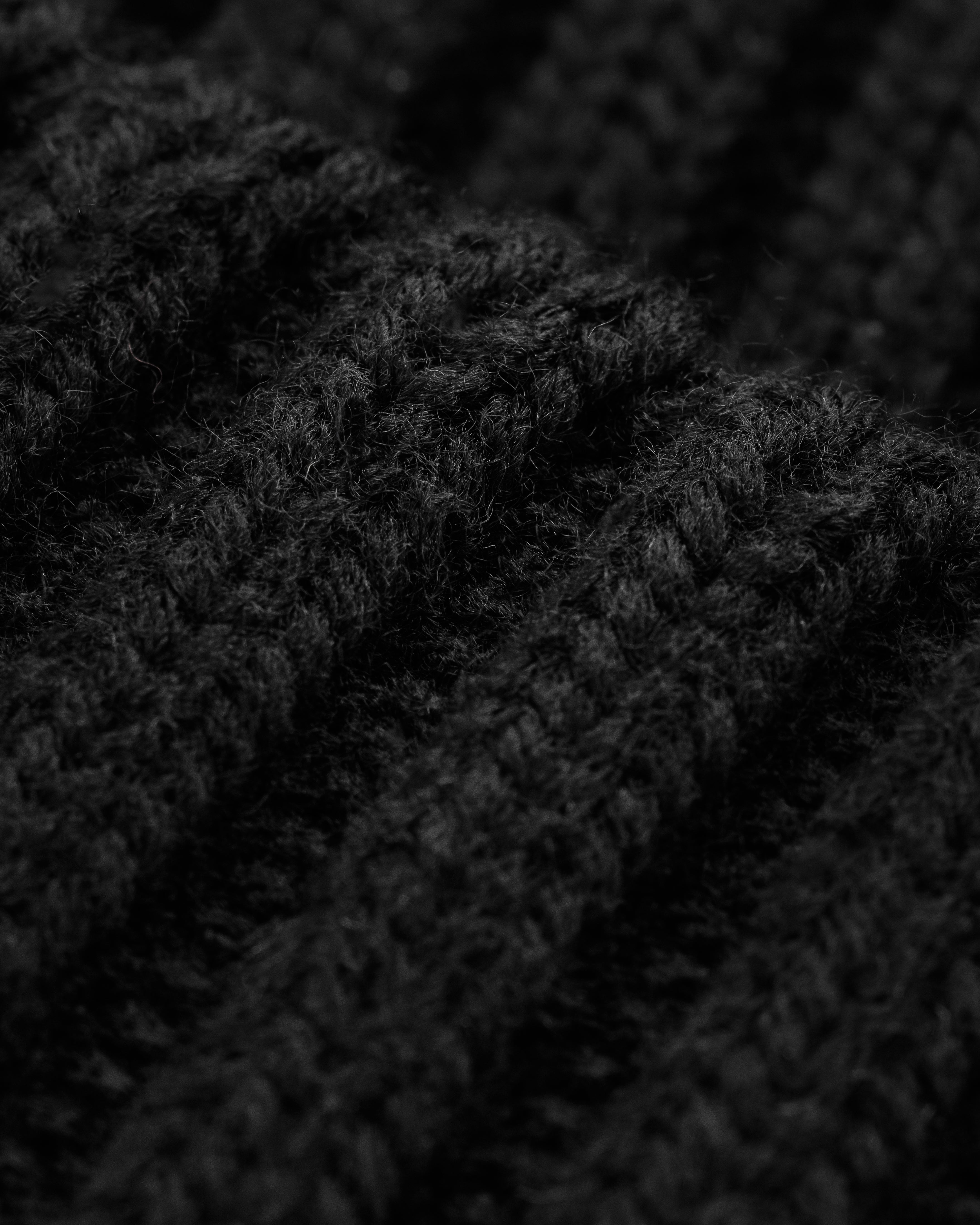Ribbed Beanie Hat Black - FSJ119