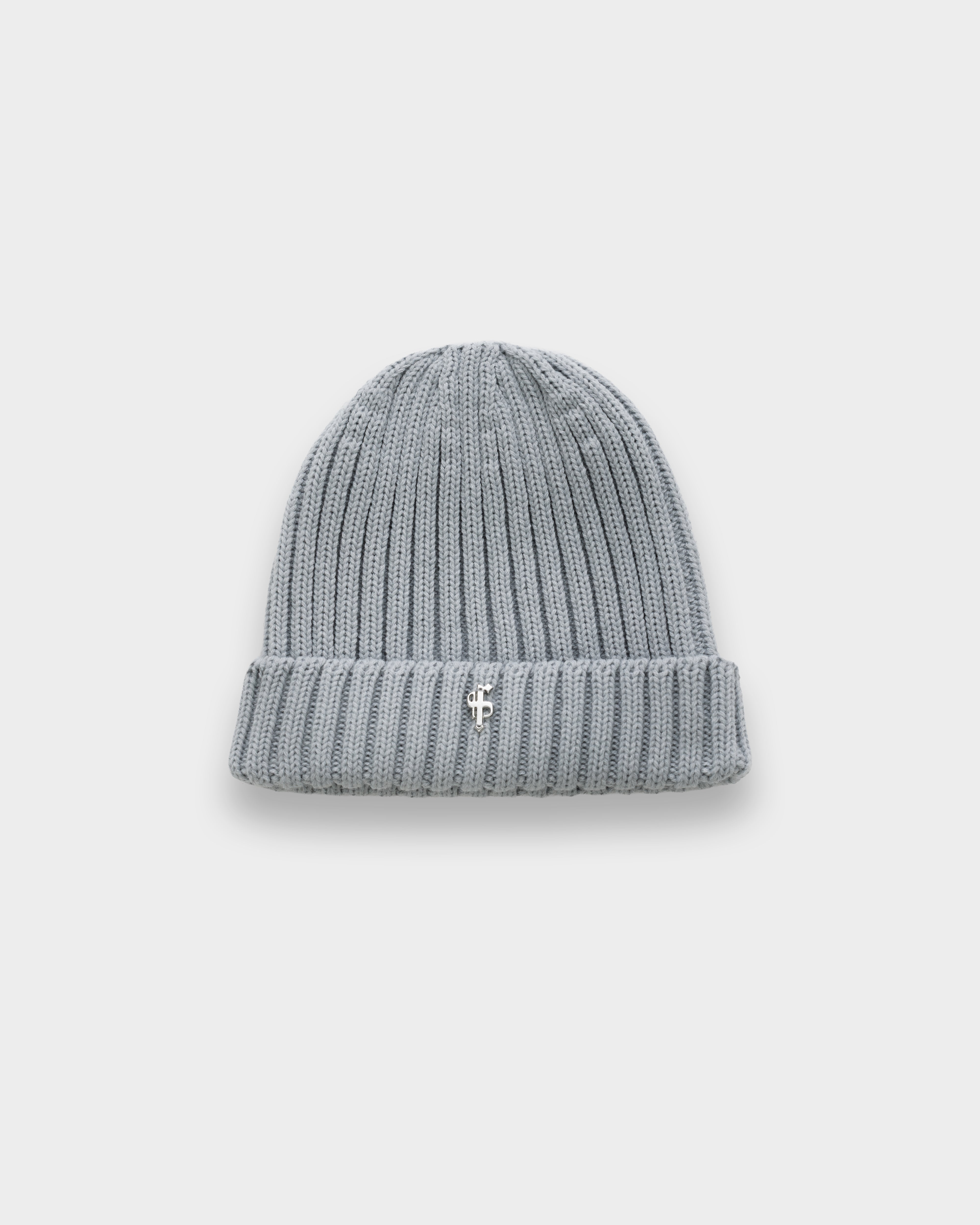 Ribbed Beanie Hat Cop Grey - FSJ122