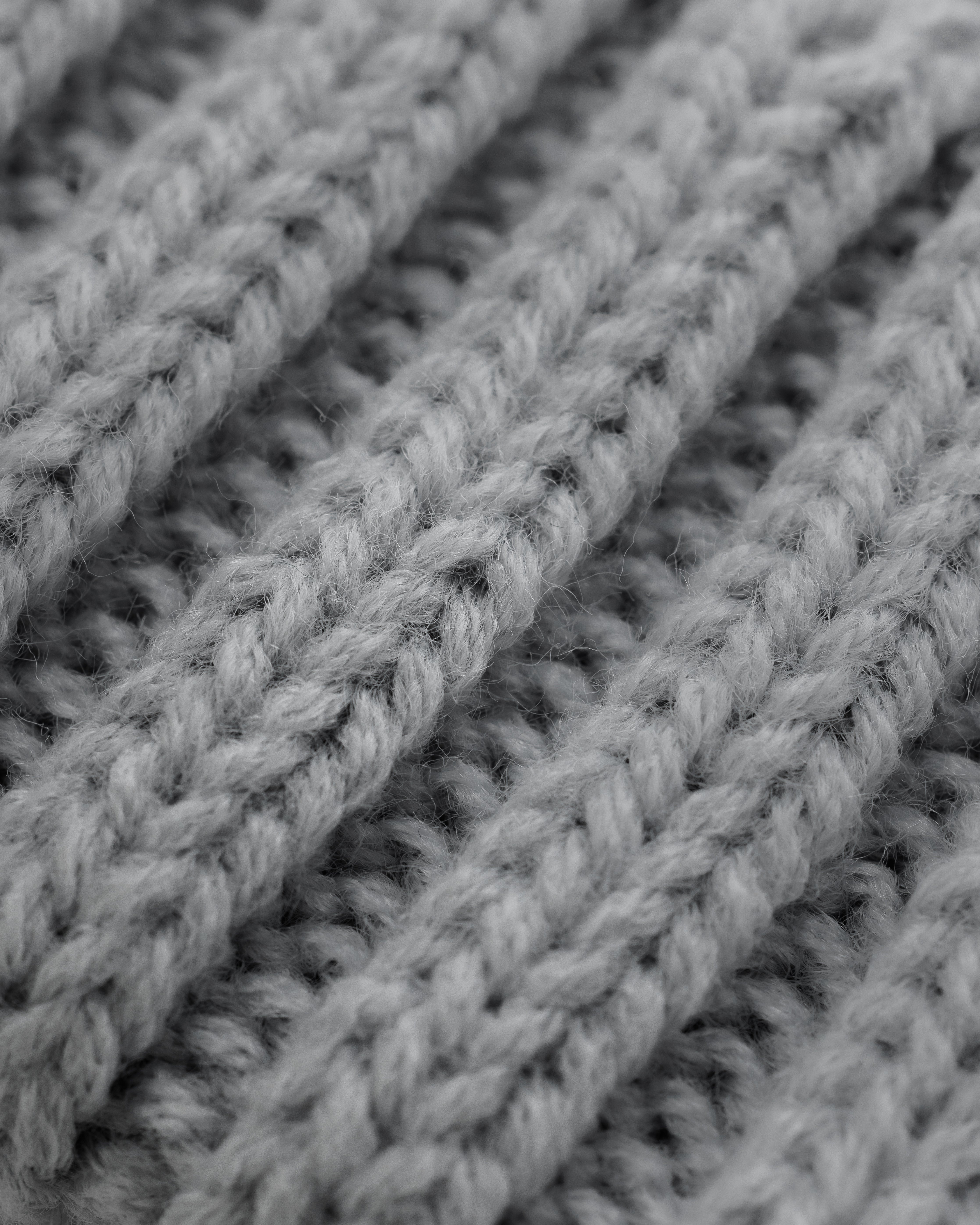 Ribbed Beanie Hat Cop Grey - FSJ122