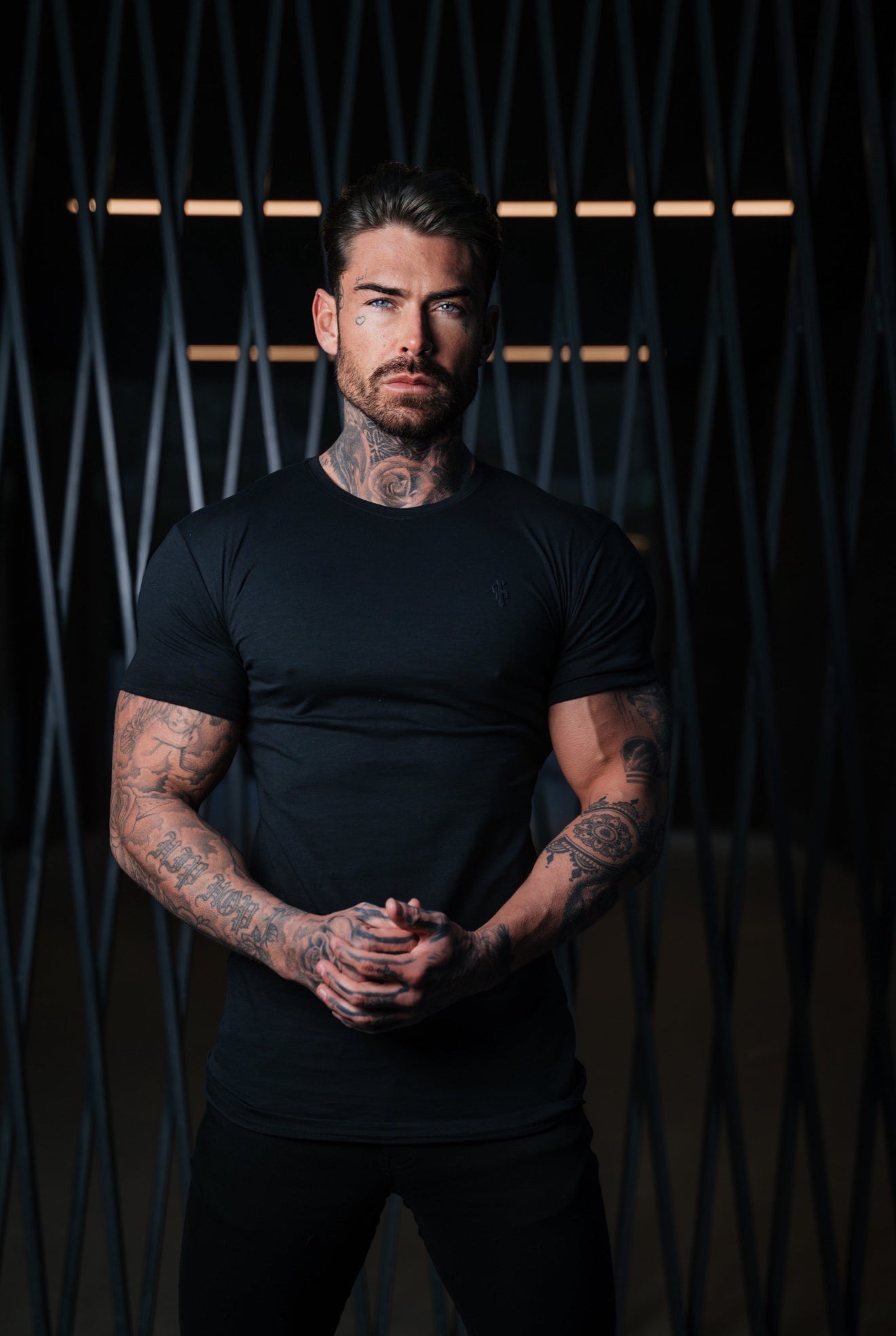 Baby Pink Slub Crew Short Sleeve