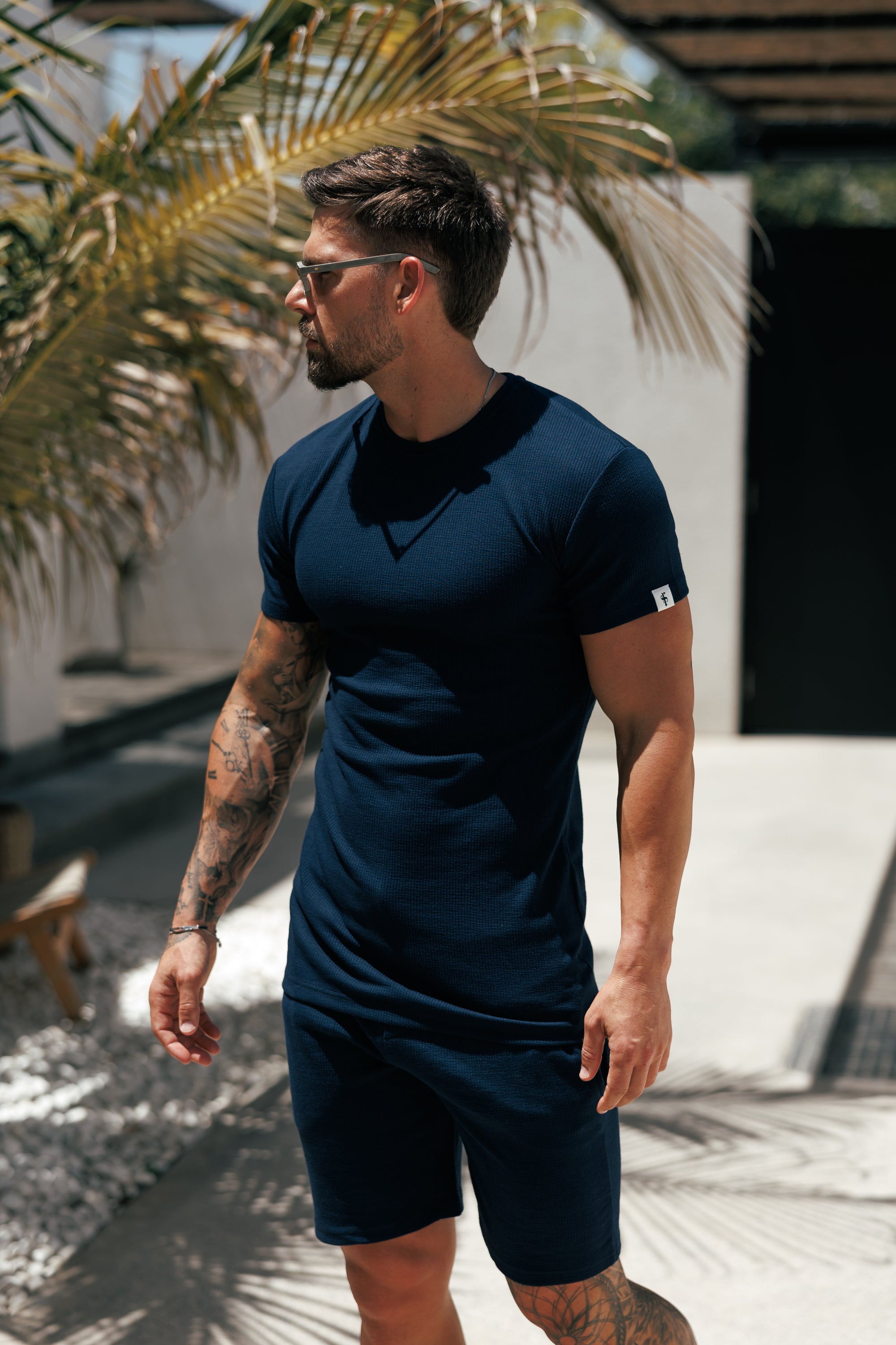 Jersey Cord Navy T-Shirt - FSR095 (PRE ORDER 29TH MAY)