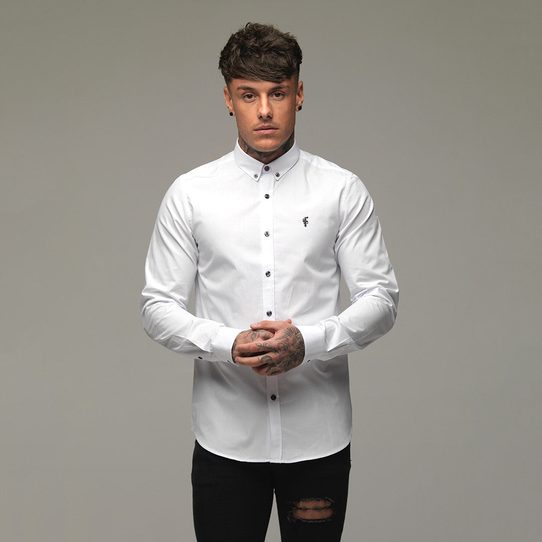 Classic White & Grey - FS061 (LAST CHANCE)