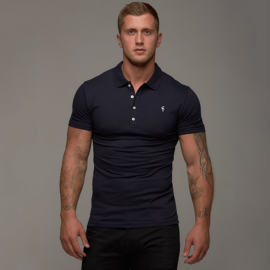 Classic Navy Polo Shirt - FSH044 (PRE ORDER 11TH JUNE)
