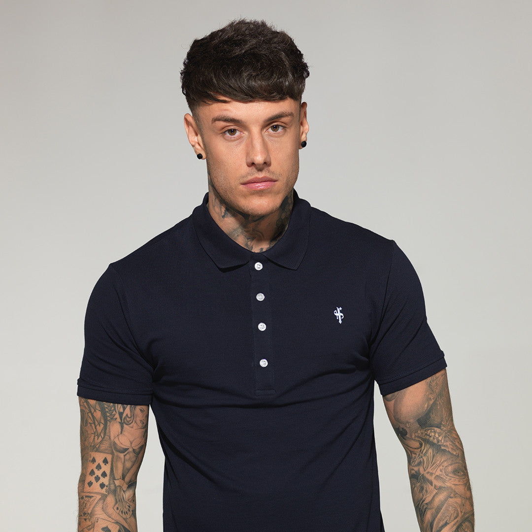 Classic Navy Polo Shirt - FSH044 (PRE ORDER 11TH JUNE)