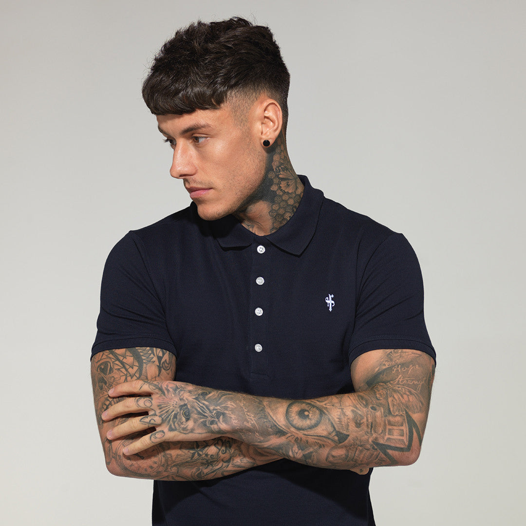 Classic Navy Polo Shirt - FSH044 (PRE ORDER 11TH JUNE)