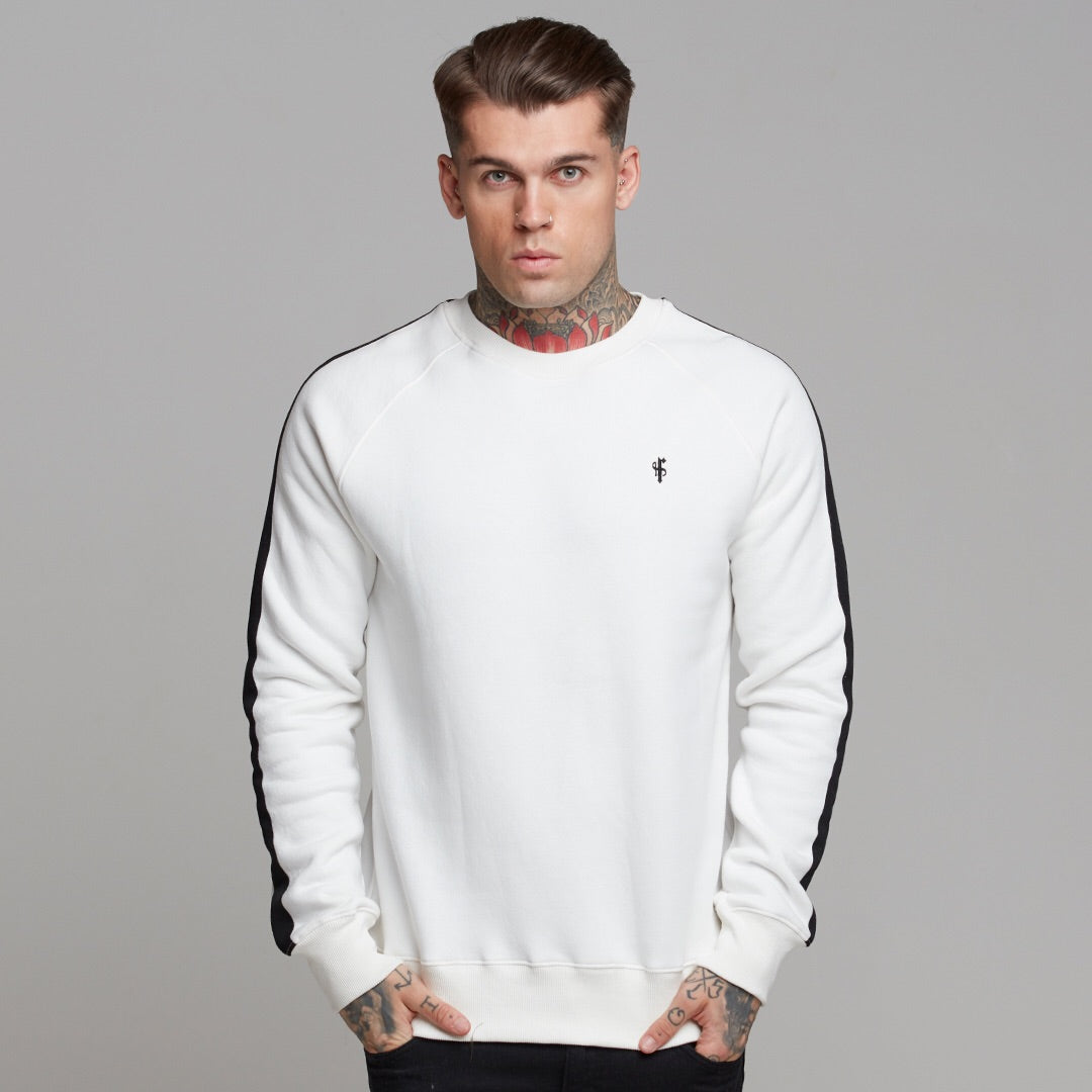 Father Sons Classic Off White With Black Stripes Sweater - FSH258 (LAST CHANCE)