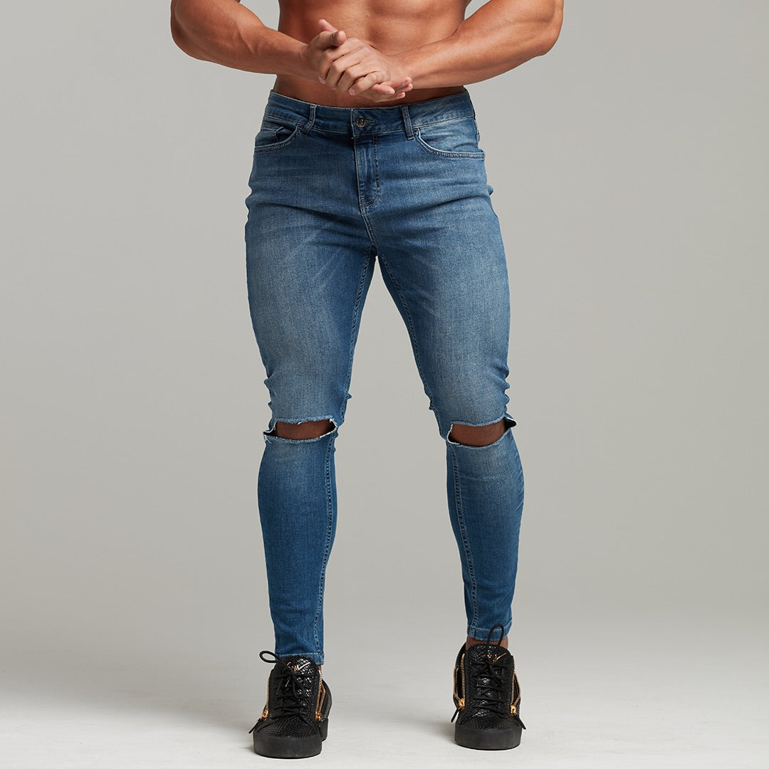 Father Sons Slim Stretch Light Blue Jeans - FSD01