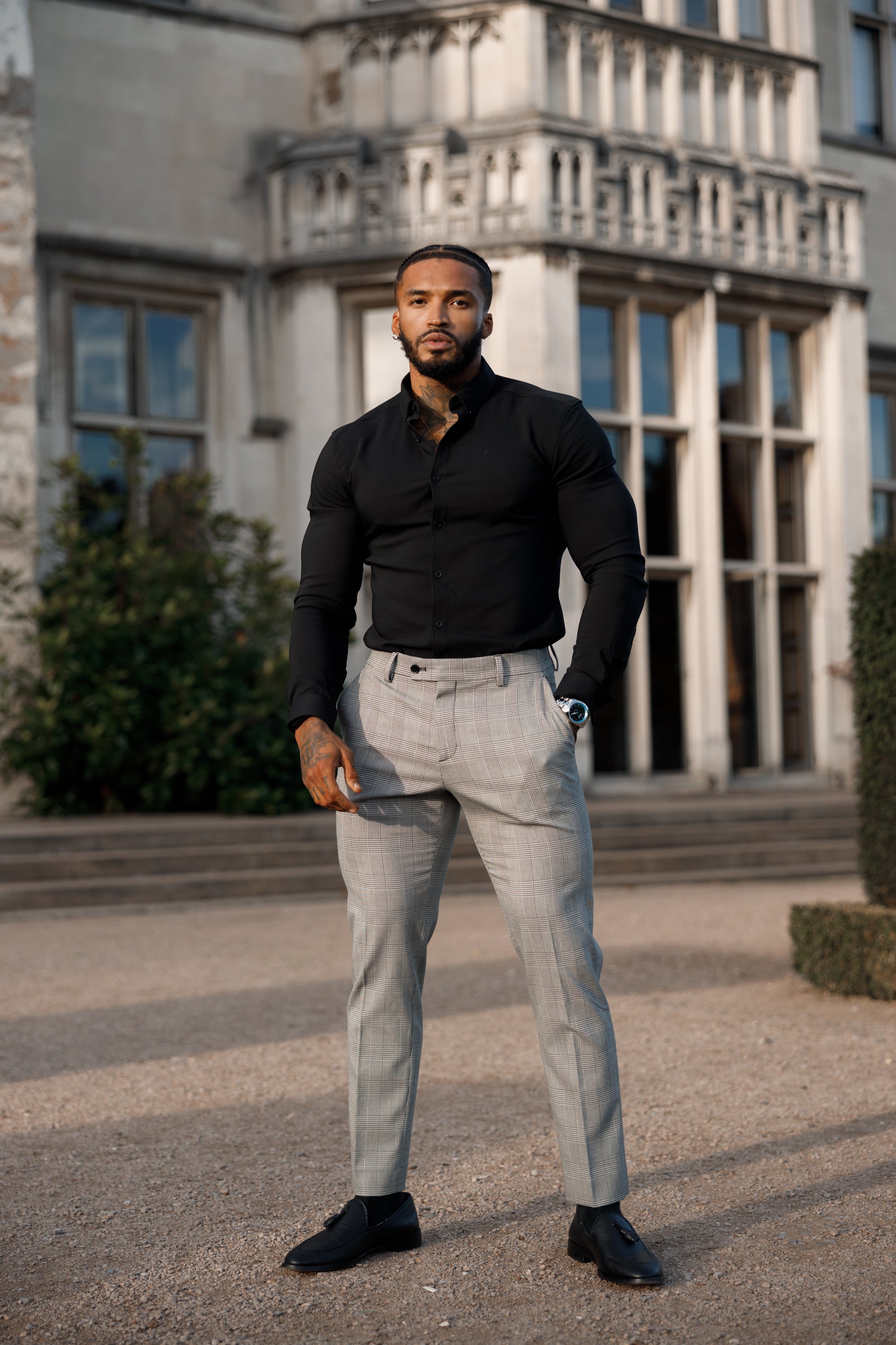 Super Slim Scuba Black Long Sleeve Stretch - FS829 (PRE ORDER 31ST MAY)