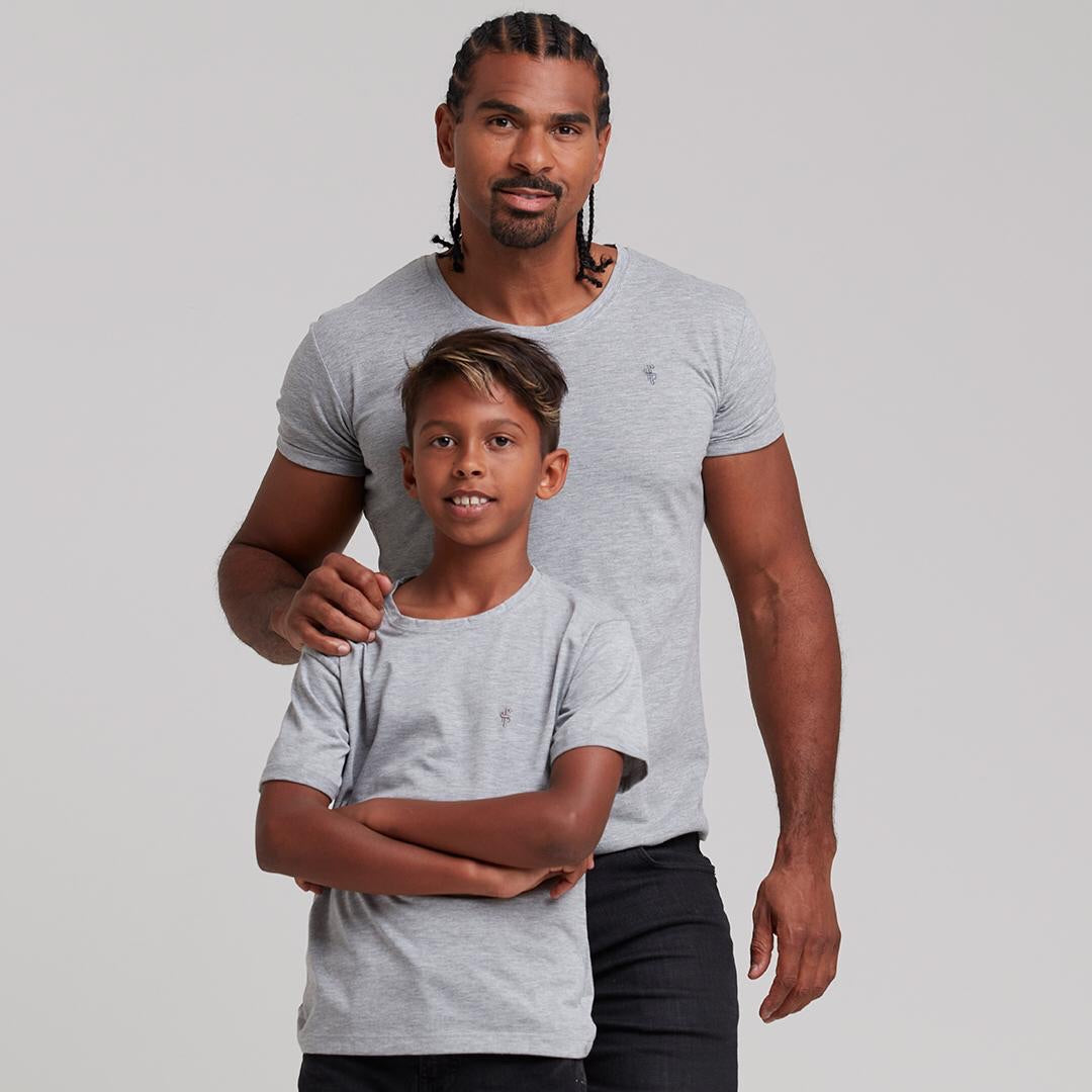 Boys Classic Grey Crew - FSB025 (LAST CHANCE)