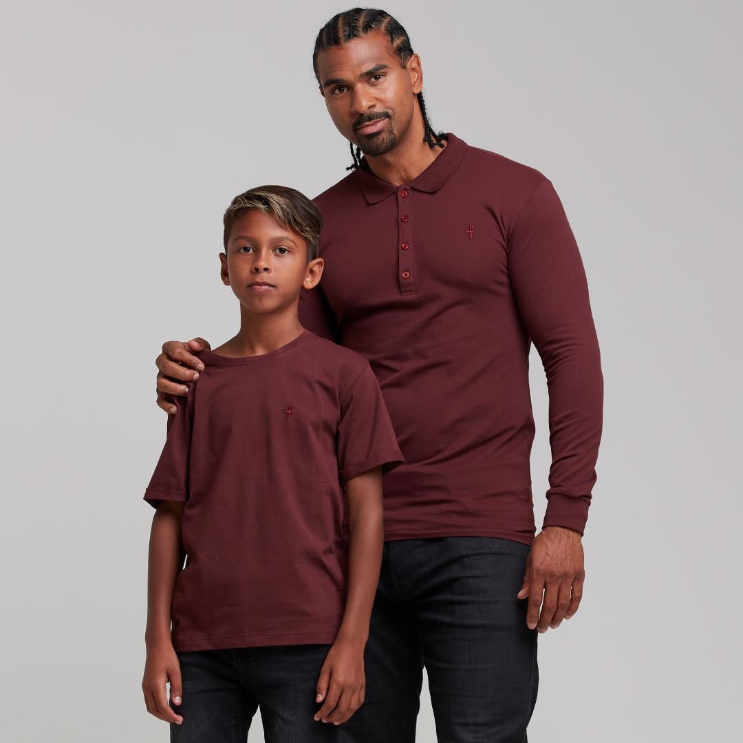Boys Classic Burgundy Crew - FSB024 (LAST CHANCE)