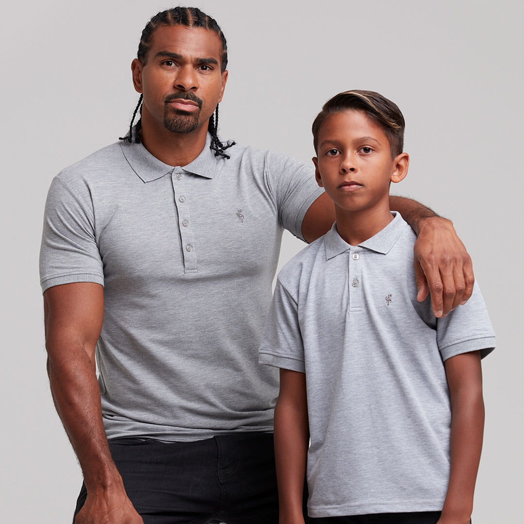 Boys Classic Grey Polo Shirt - FSB018 (LAST CHANCE)