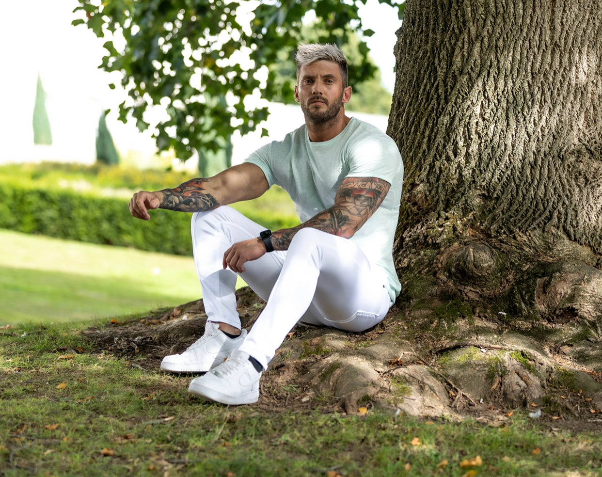 Mint Slub Crew Short Sleeve - FSH687