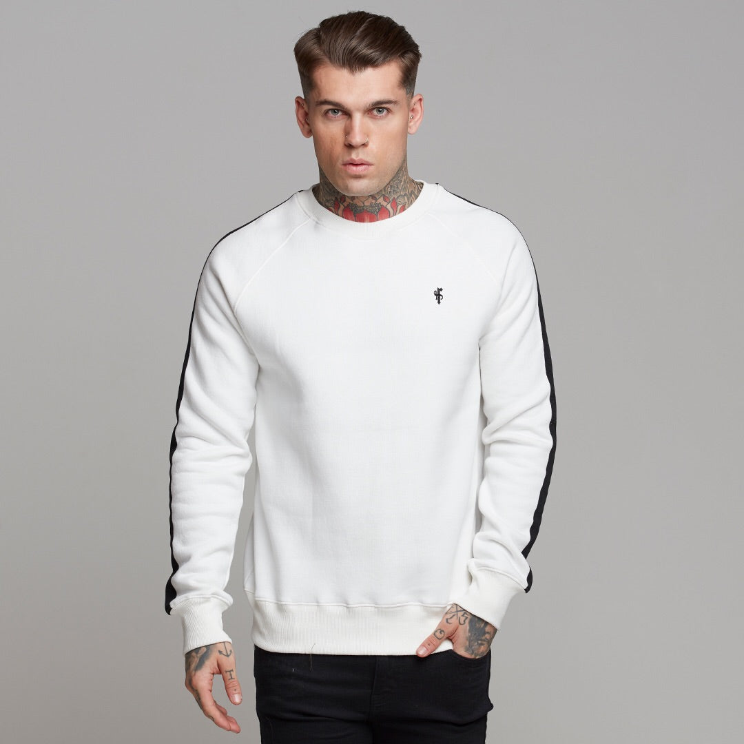 Father Sons Classic Off White With Black Stripes Sweater - FSH258 (LAST CHANCE)
