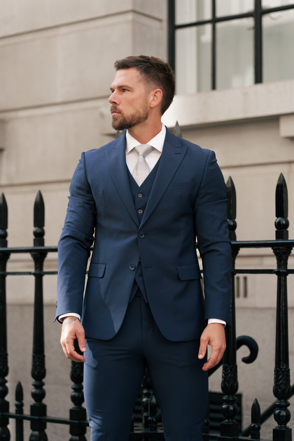 Father Sons Slim Formal Suit Jacket Navy - FSJKT013 (PRE ORDER 14TH AUGUST)