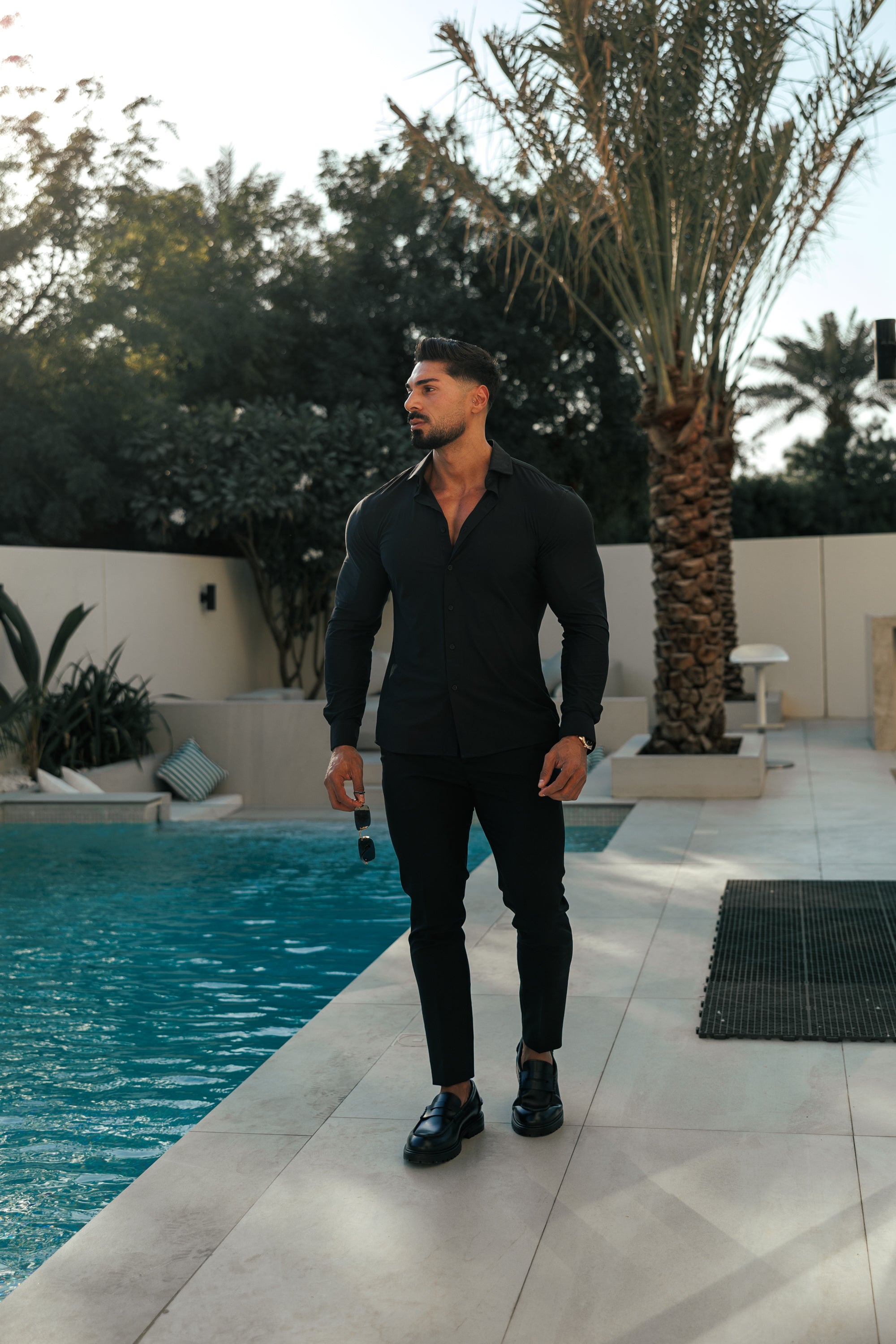 Ultra Stretch Compression Shirt Long Sleeve Black - FS1234