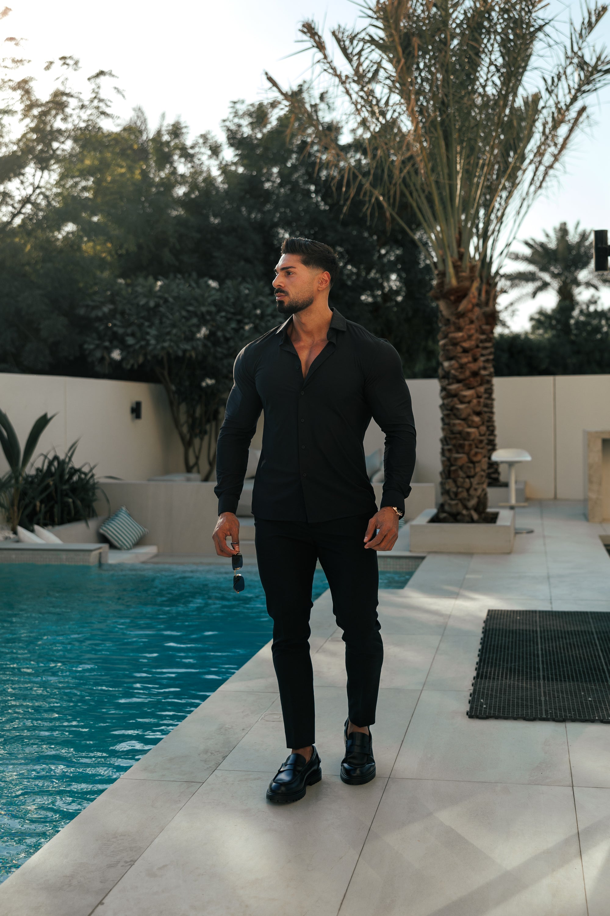 Ultra Stretch Compression Shirt Long Sleeve Black - FS1234