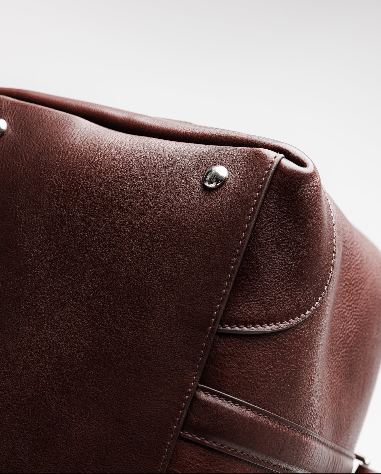 Brown Leather Holdall Bag - FSH1426