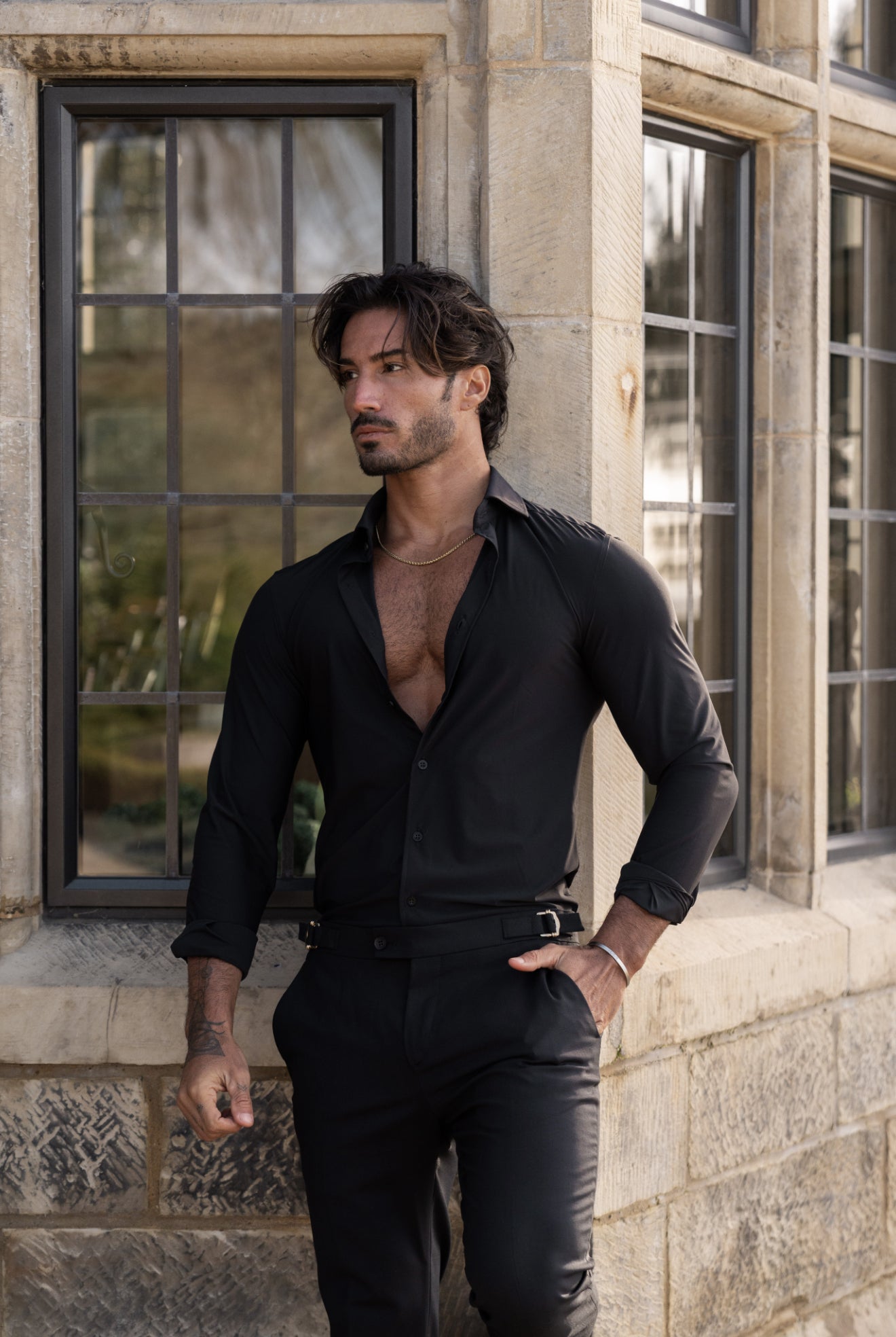 Ultra Stretch Compression Shirt Long Sleeve Black - FS1234