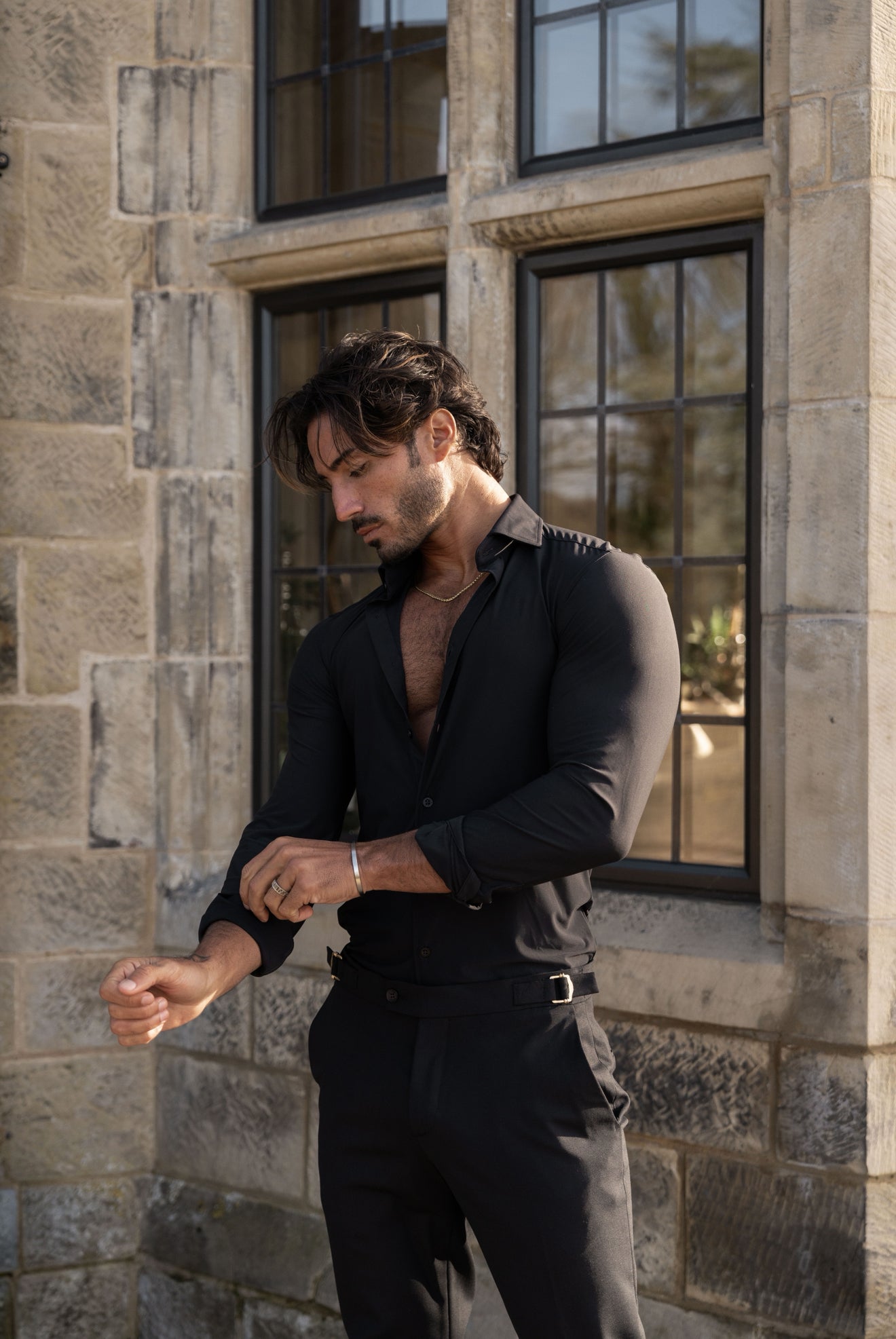 Ultra Stretch Compression Shirt Long Sleeve Black - FS1234