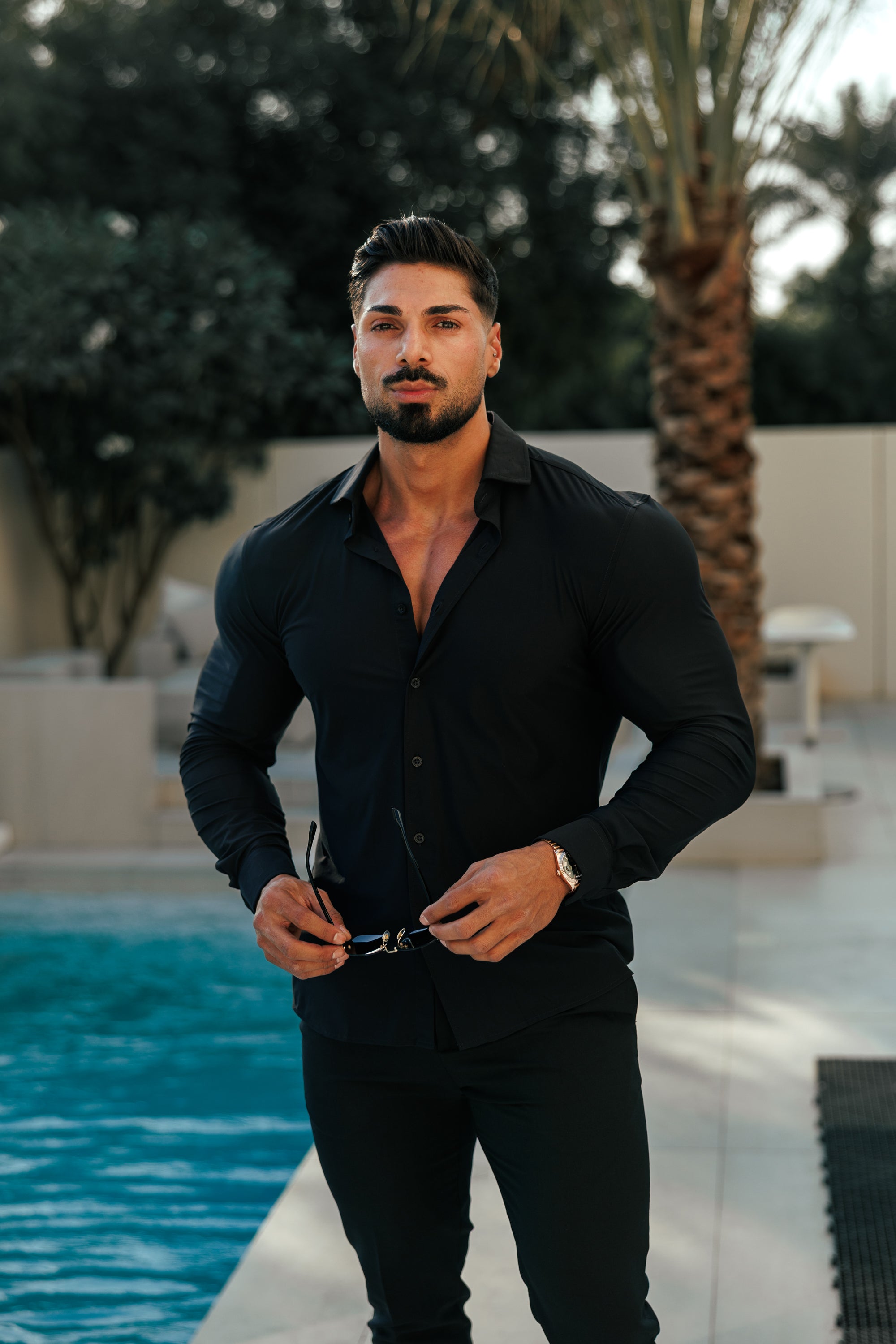 Ultra Stretch Compression Shirt Long Sleeve Black - FS1234