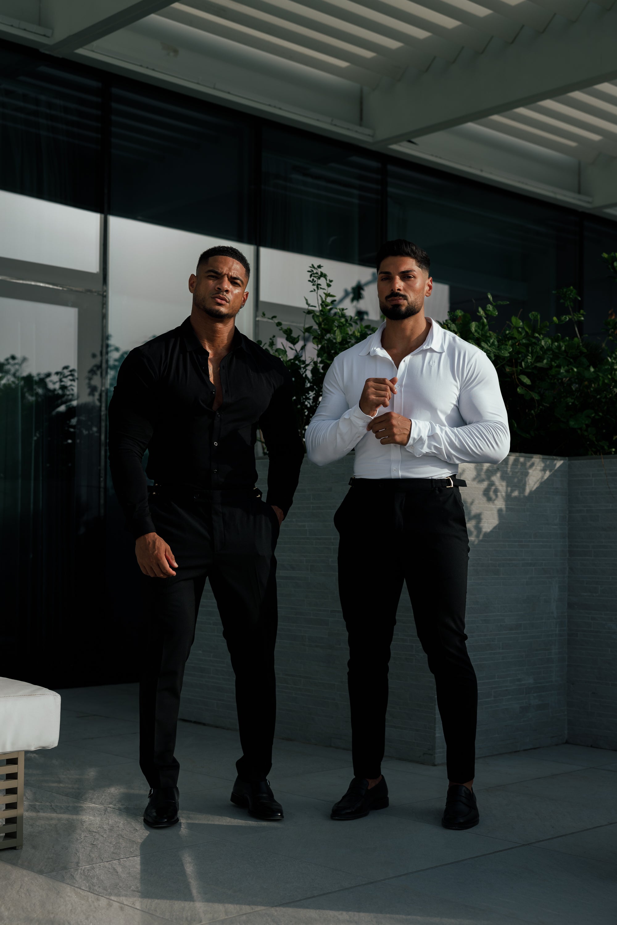 Fitted Black Long Sleeve Jersey - FSD004