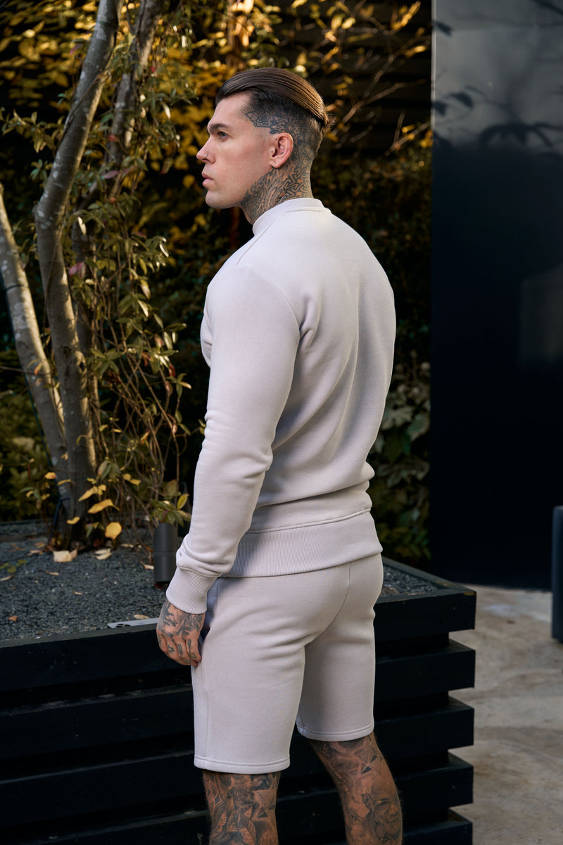 FS Plain Light Grey Shorts with FS Branding - FSH1202 (PRE ORDER 11TH DECEMBER) 