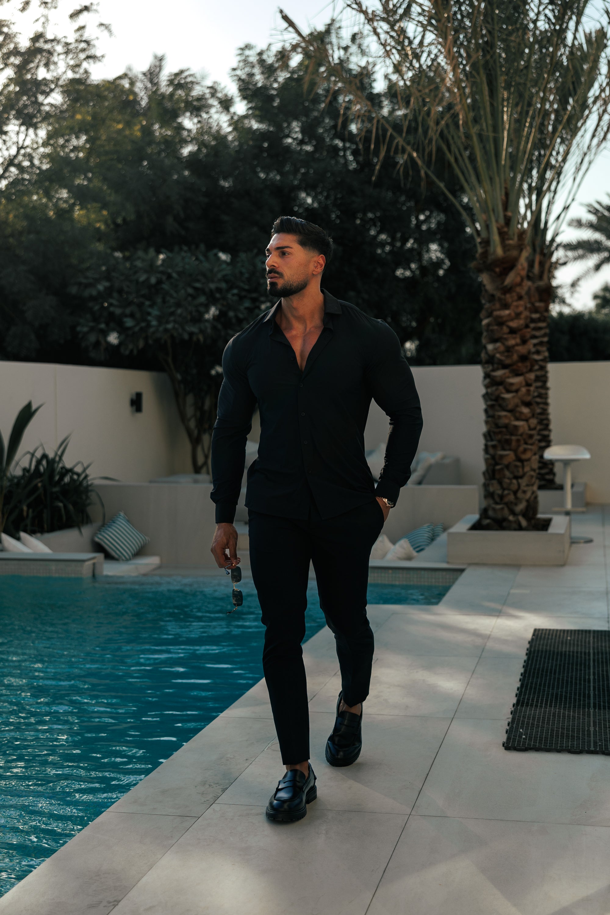 Ultra Stretch Compression Shirt Long Sleeve Black - FS1234