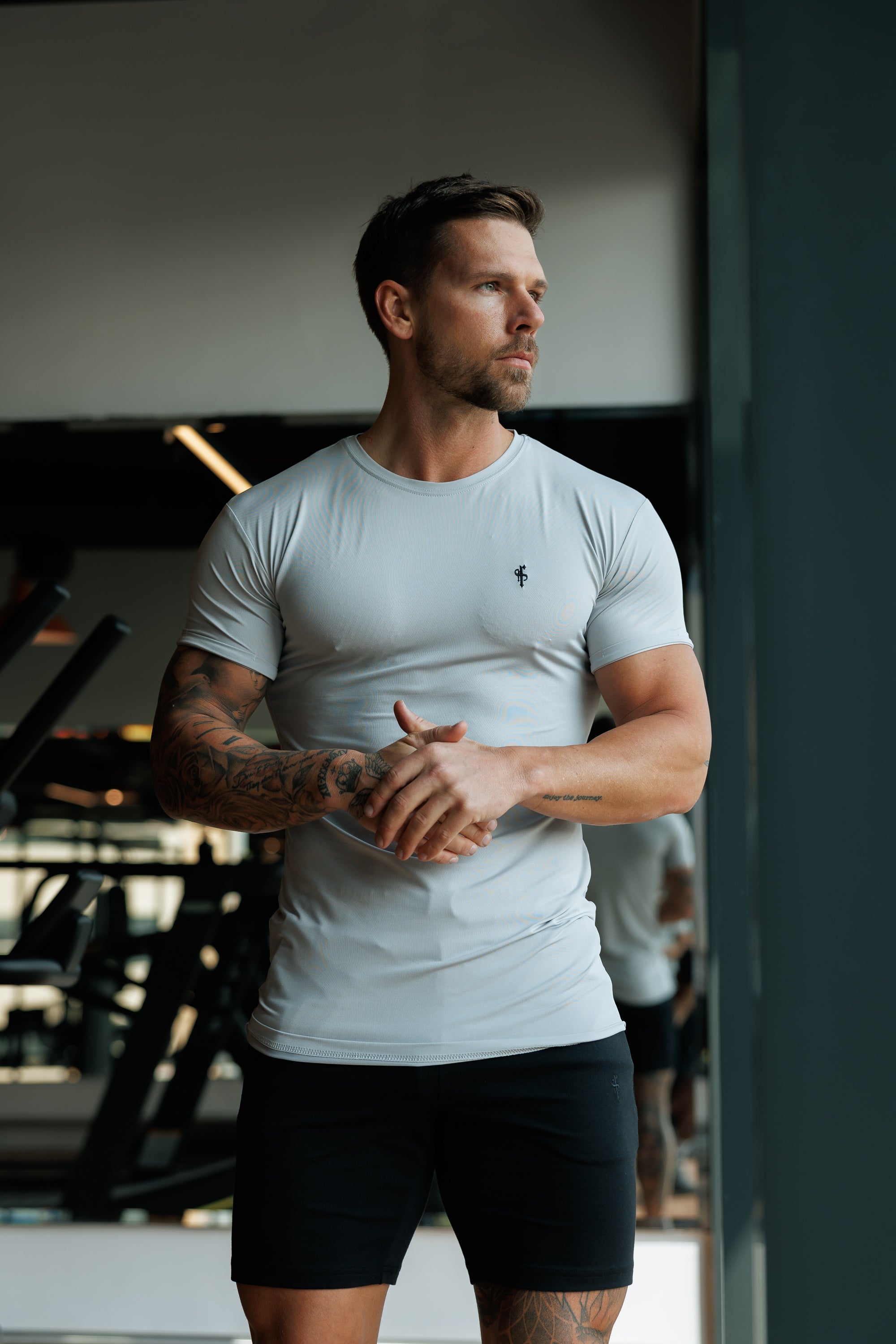 Light Grey / Black Gym Crew - FSH1275