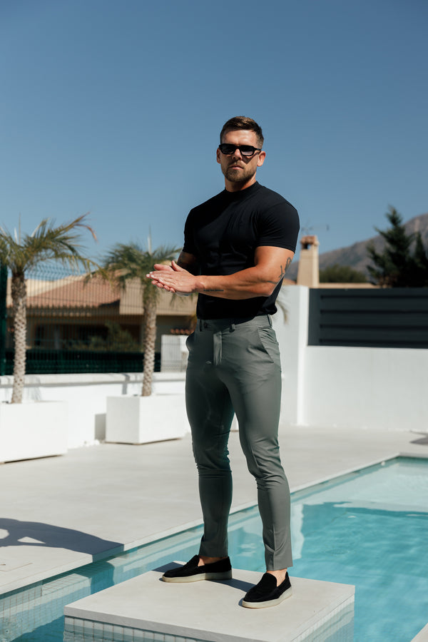 Father Sons Slim Formal Khaki Stretch Pants - FST027  