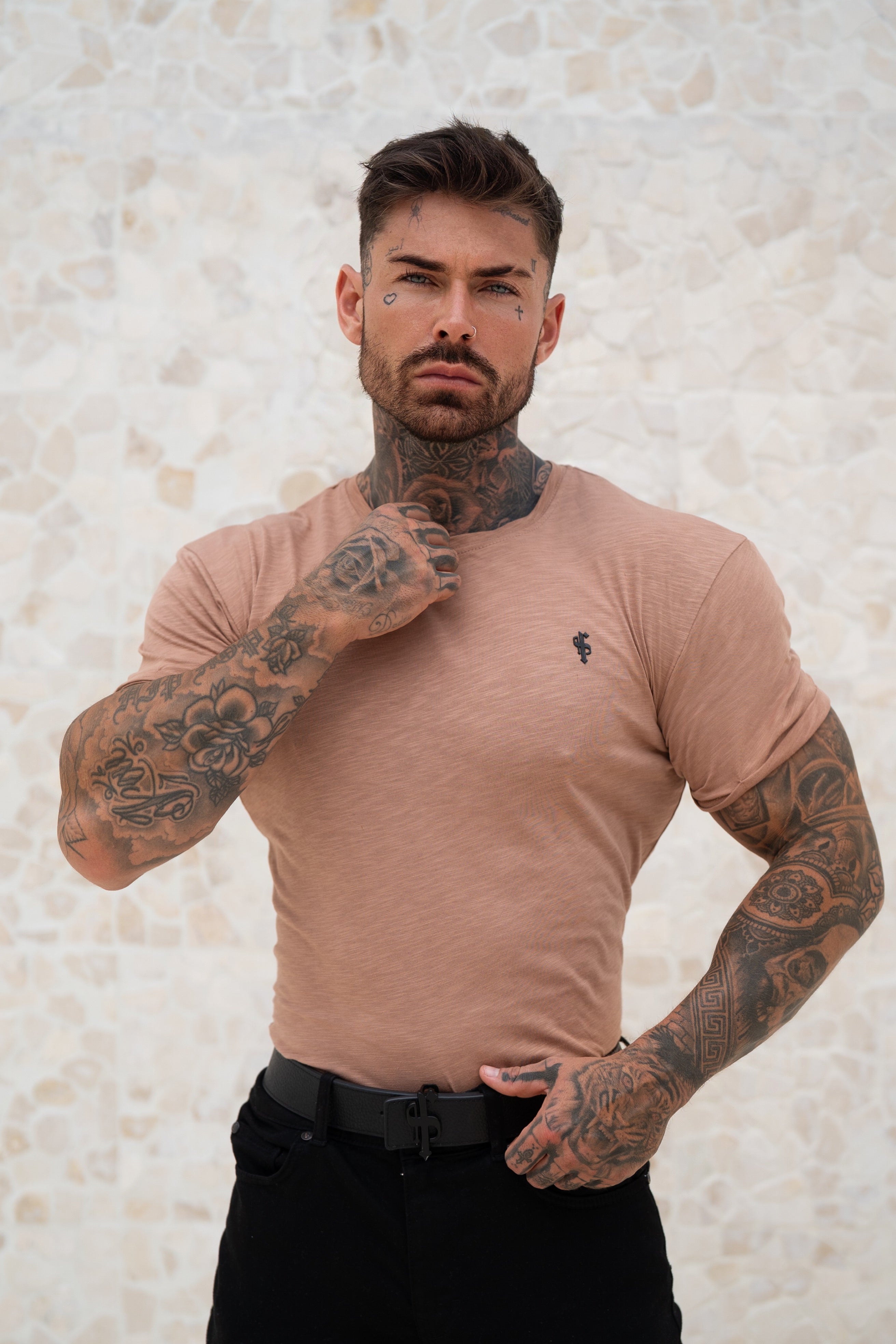 Coffee Slub Crew T-Shirt - FSH1330