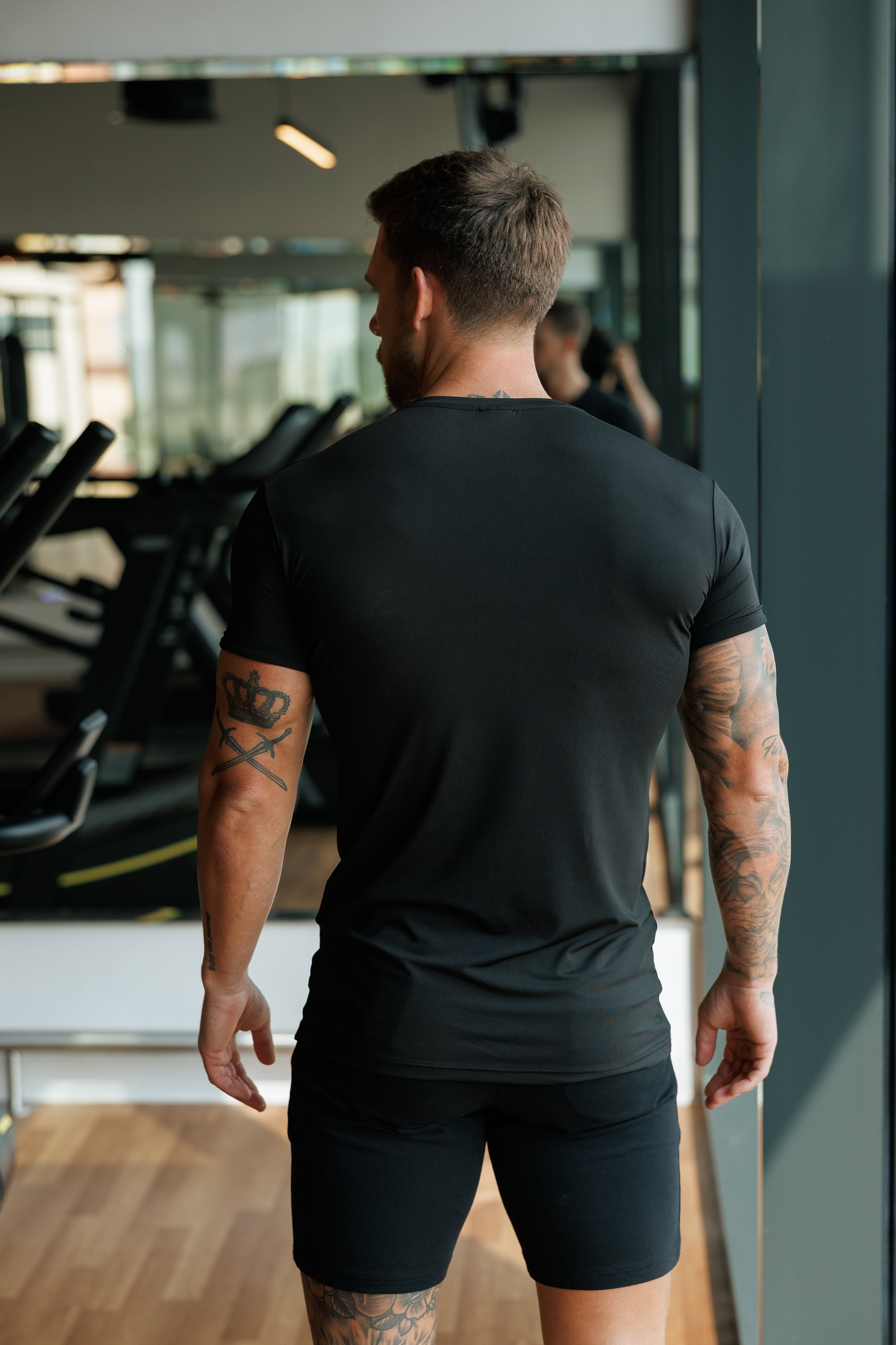 Black / Grey Gym Crew - FSH1273