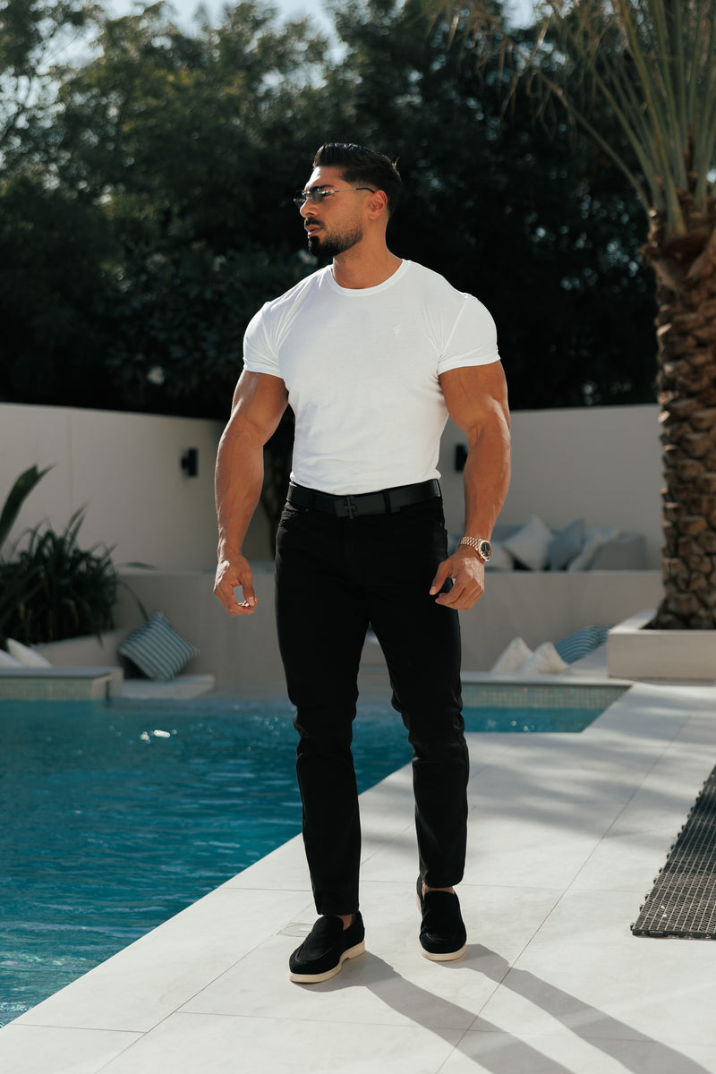 Father Sons Black Relaxed Tencel Jeans - FSJEAN019