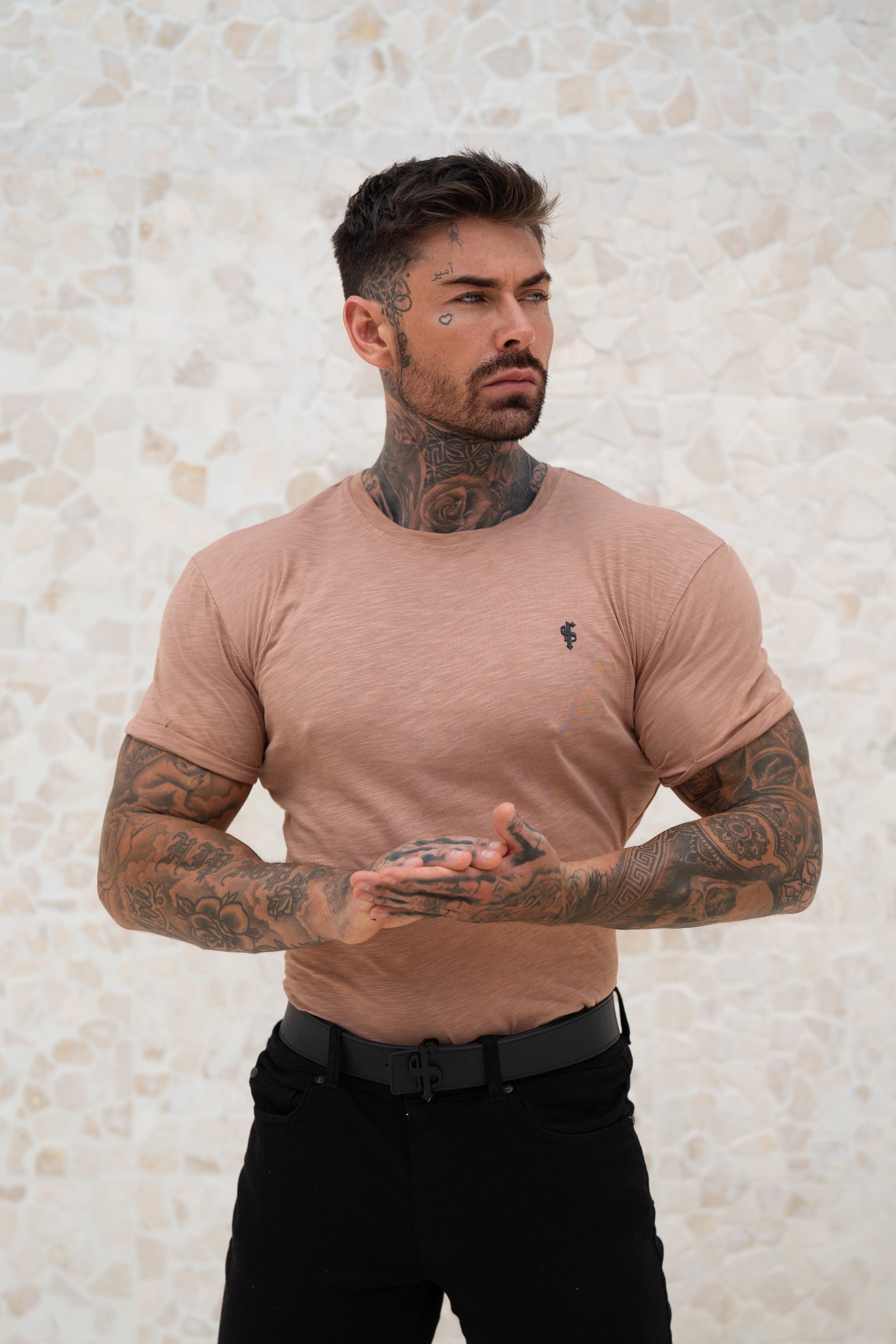 Coffee Slub Crew T-Shirt - FSH1330