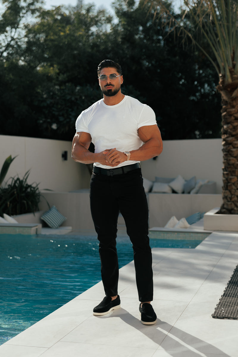 Father Sons Black Relaxed Tencel Jeans - FSJEAN019