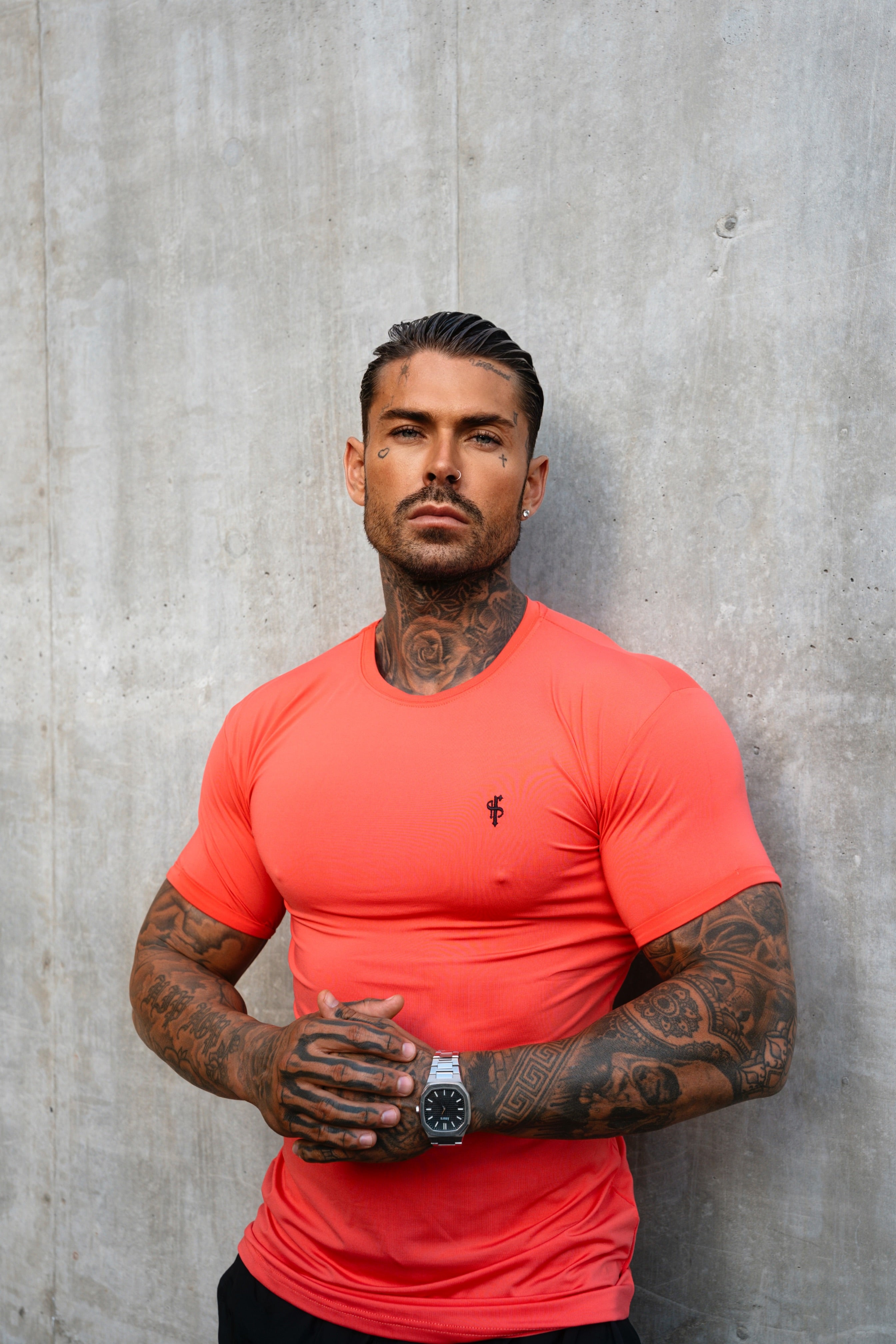 Coral / Black Gym Crew - FSH1278