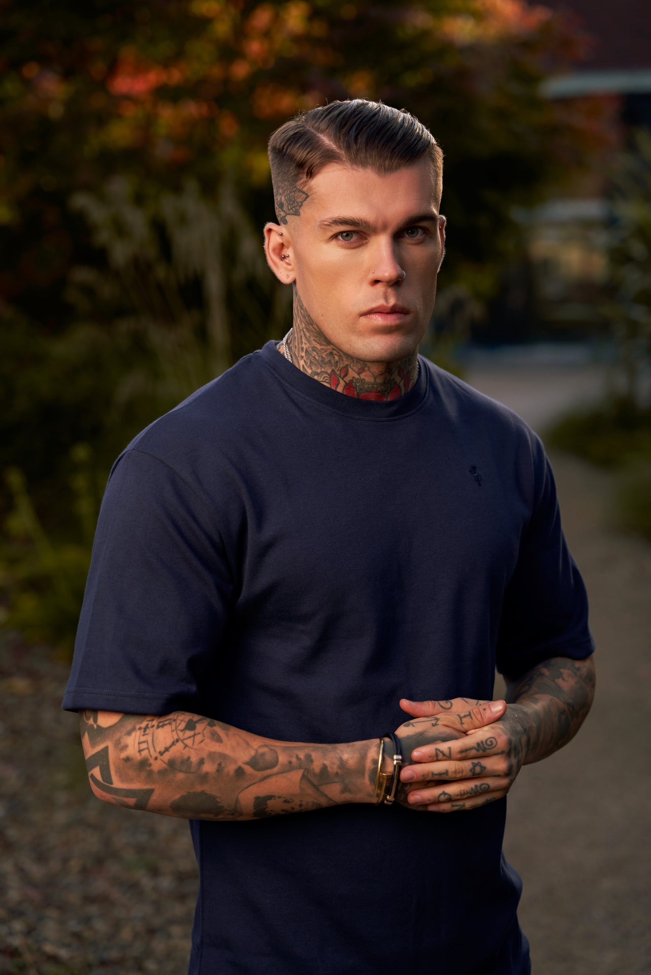 Tonal Emblem Oversized Crew