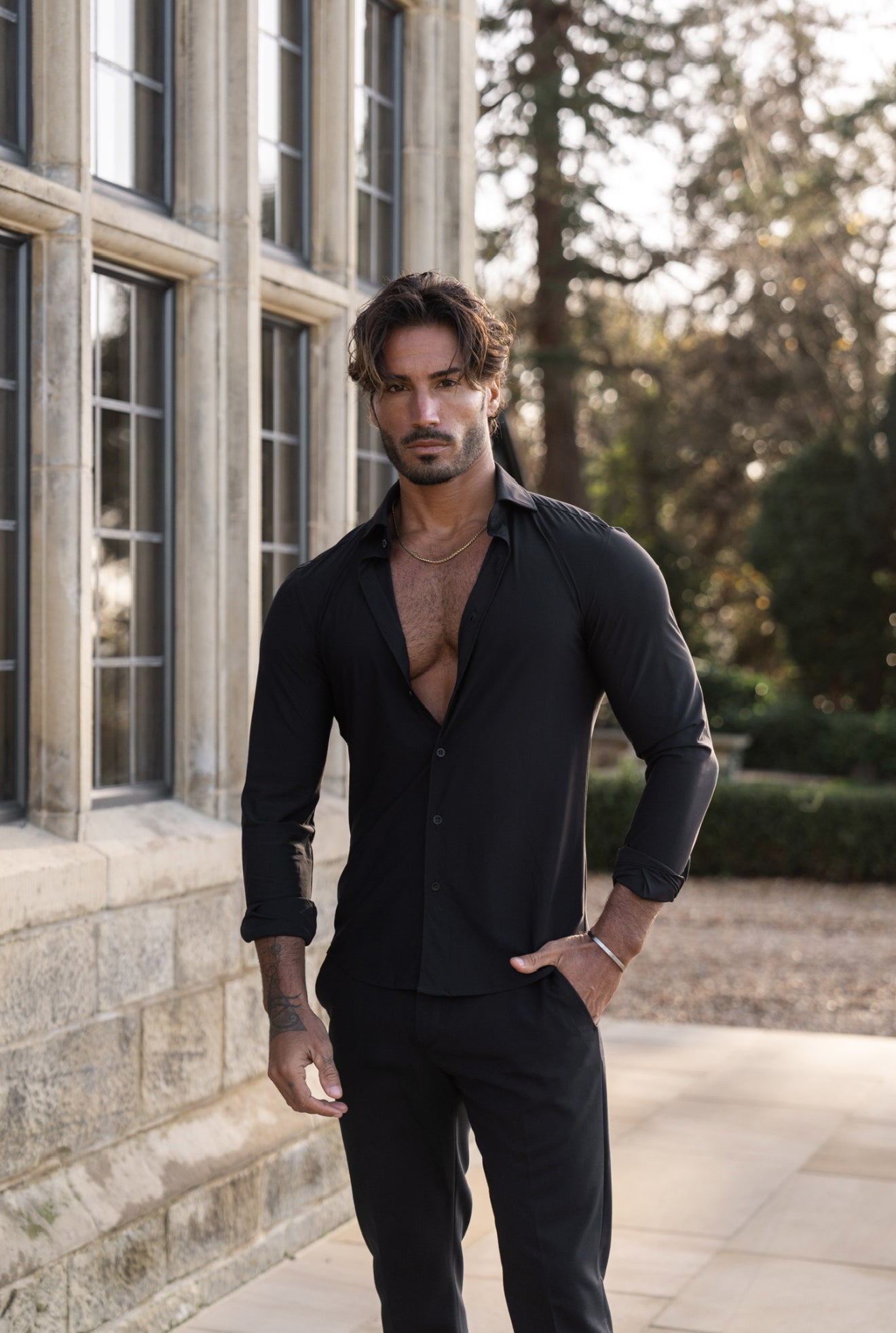Ultra Stretch Compression Shirt Long Sleeve Black - FS1234