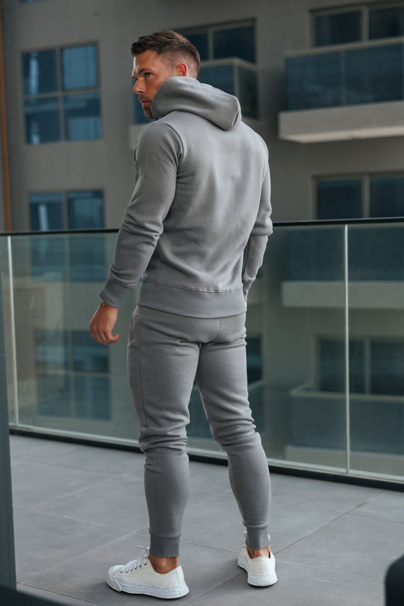 FS Charcoal / Silver Sweat Pants with Zipped Pockets -  FSH1257