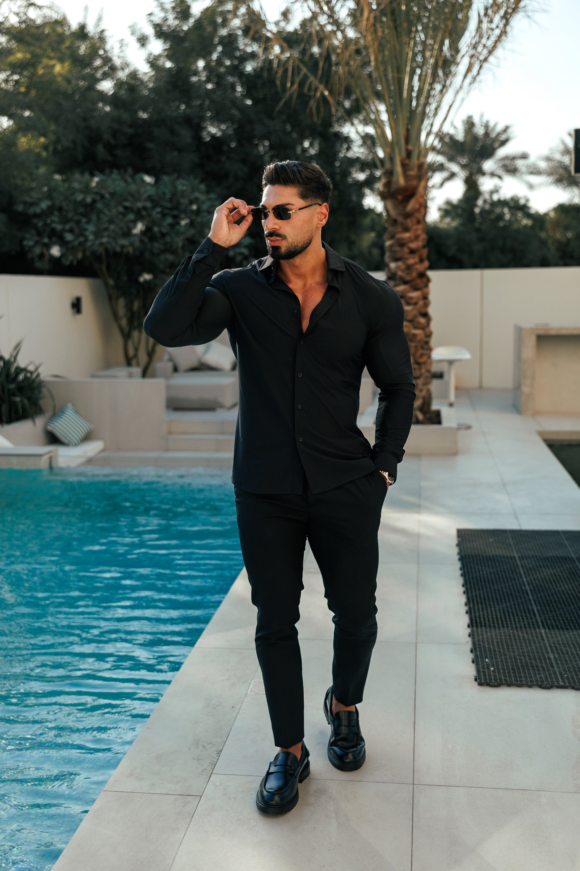 Ultra Stretch Compression Shirt Long Sleeve Black - FS1234