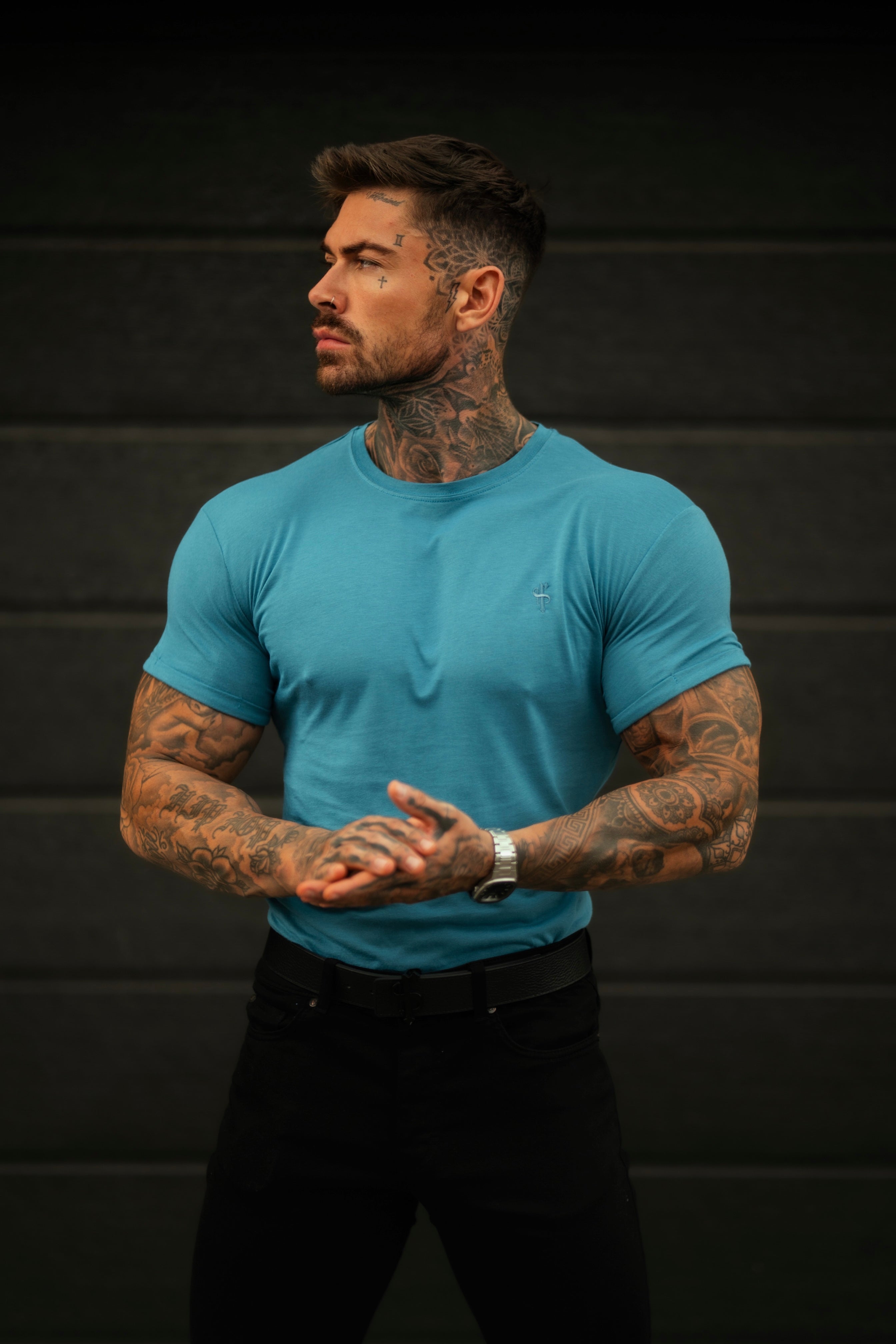 Airforce Blue Bamboo Crew - FSH1180