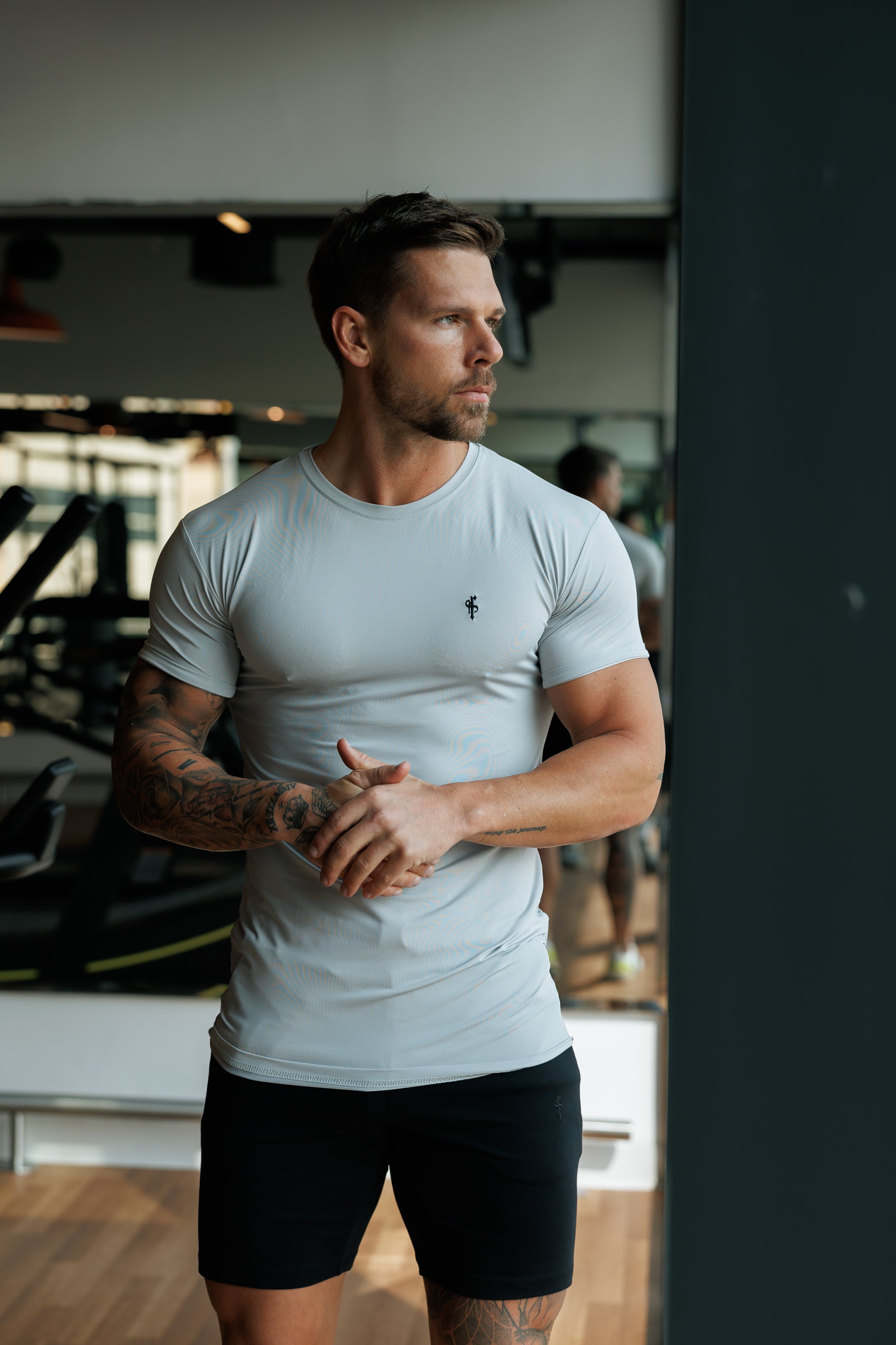 Light Grey / Black Gym Crew - FSH1275