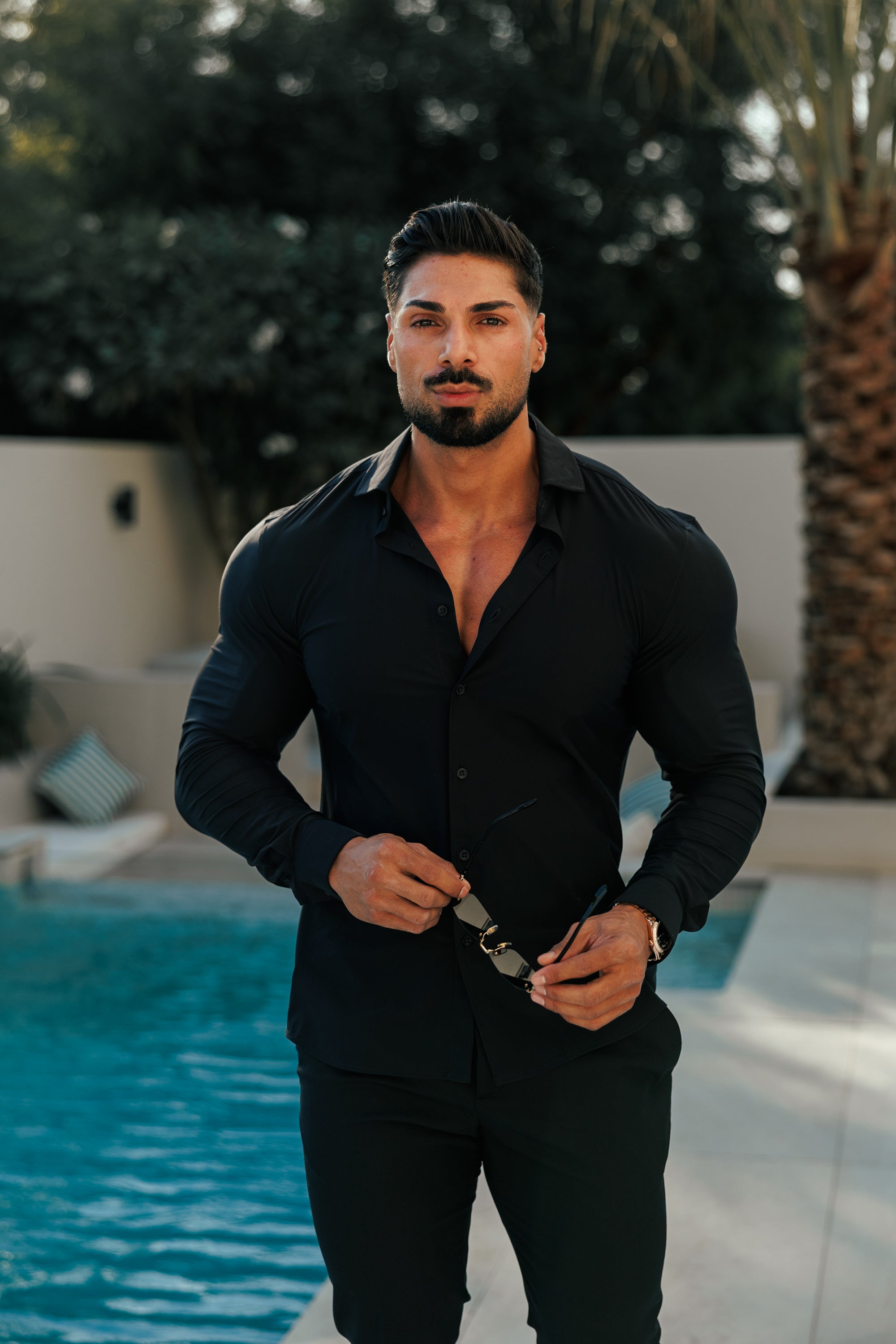 Ultra Stretch Compression Shirt Long Sleeve Black - FS1234
