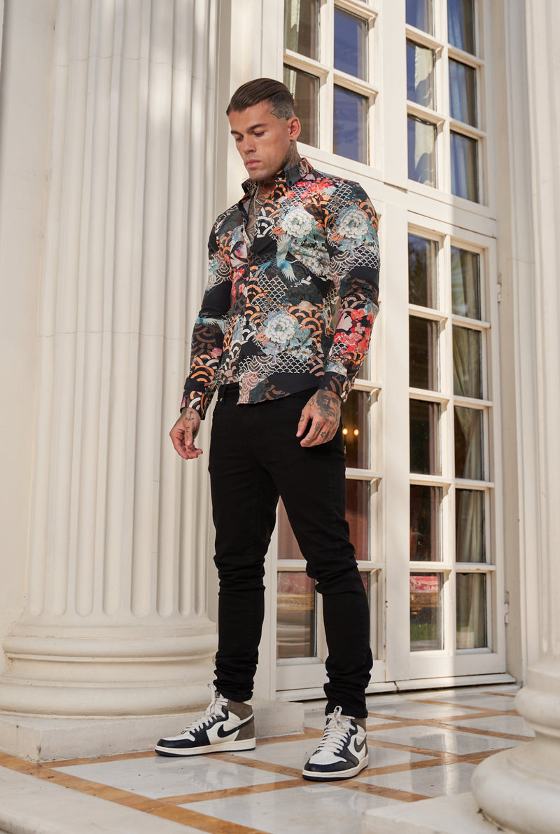 Father Sons Black Relaxed Tencel Jeans - FSJEAN019  (PRE ORDER 12TH DECEMBER)