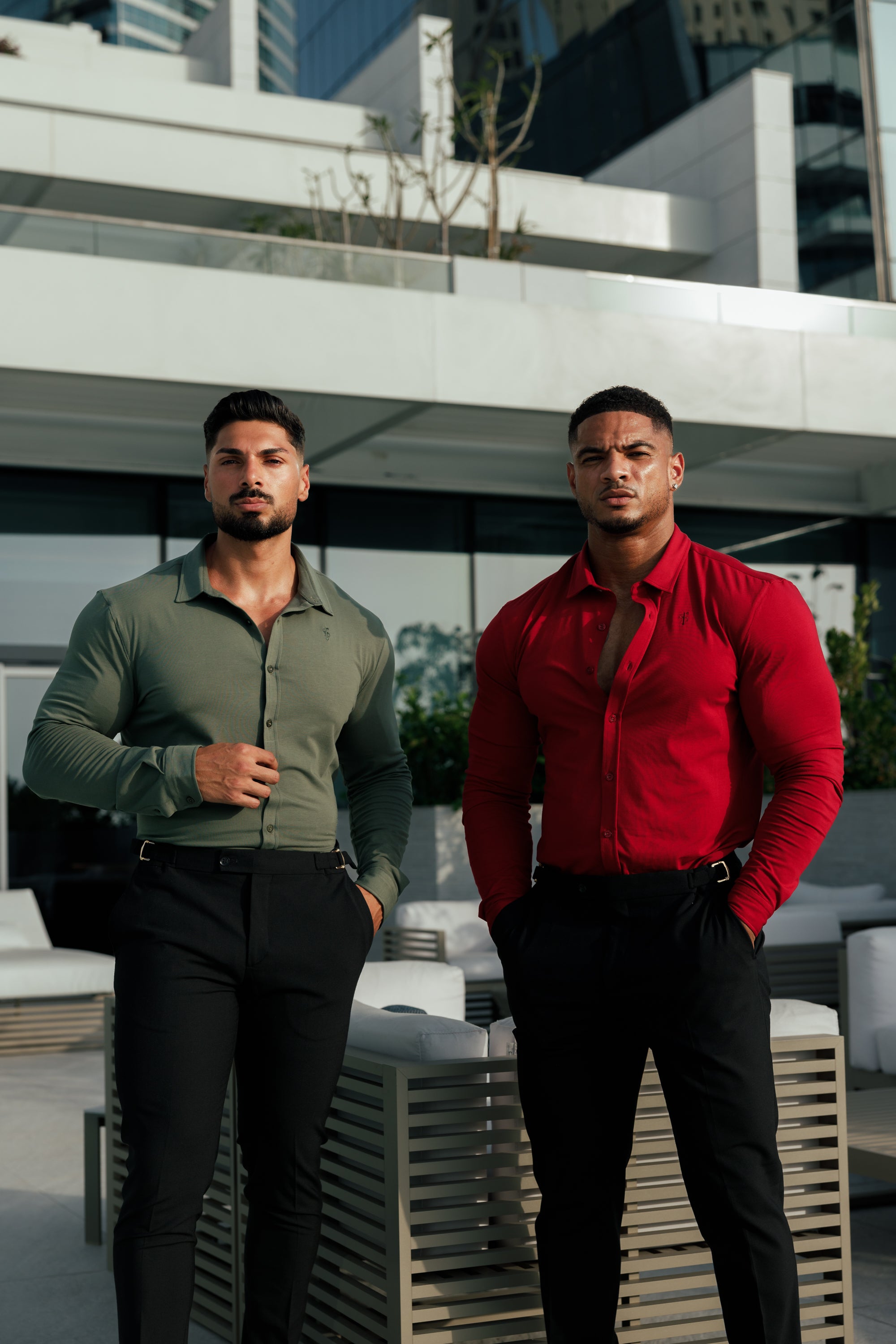 Fitted Ox Blood Long Sleeve Jersey - FSD002