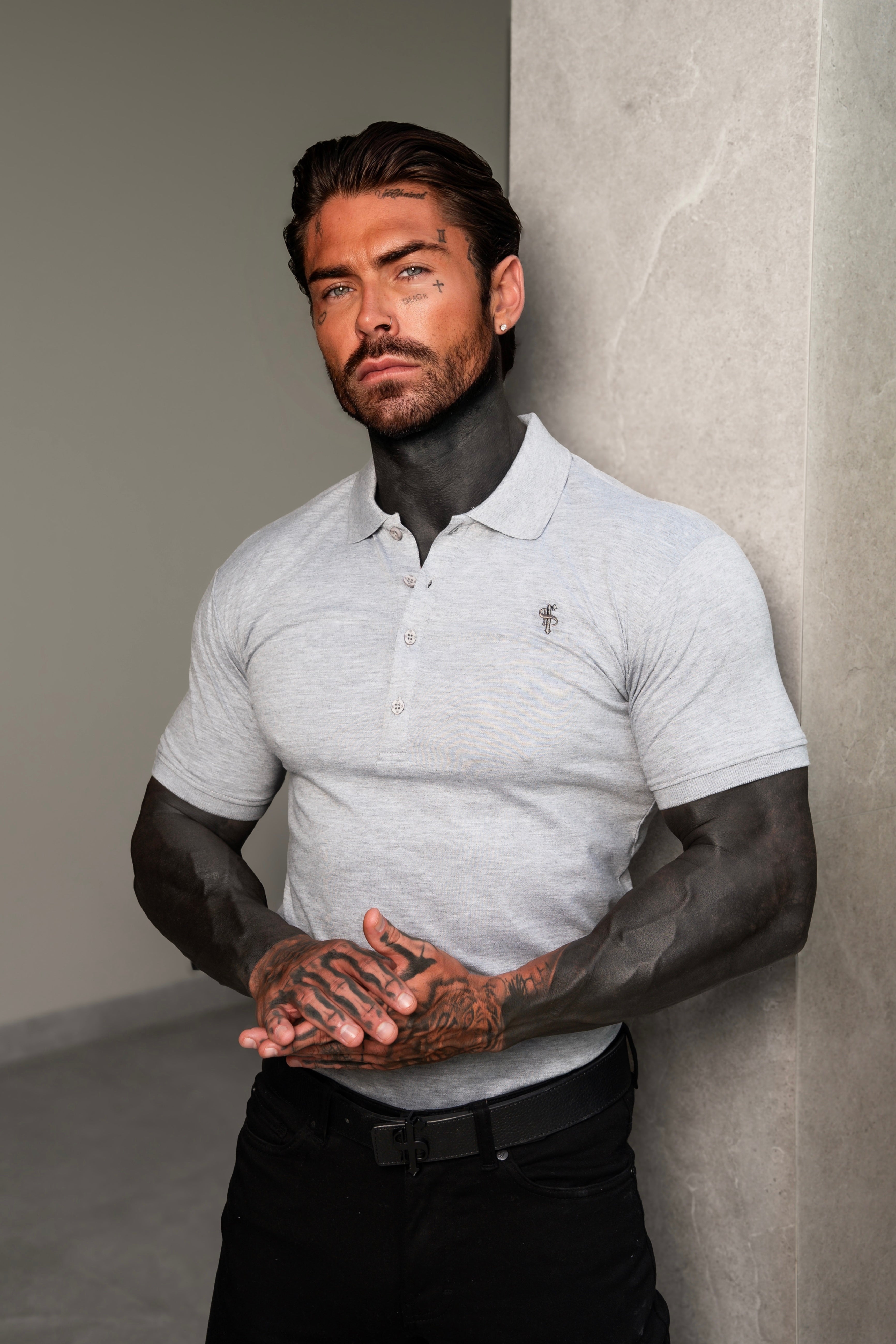 Classic Grey Polo Shirt - FSH048