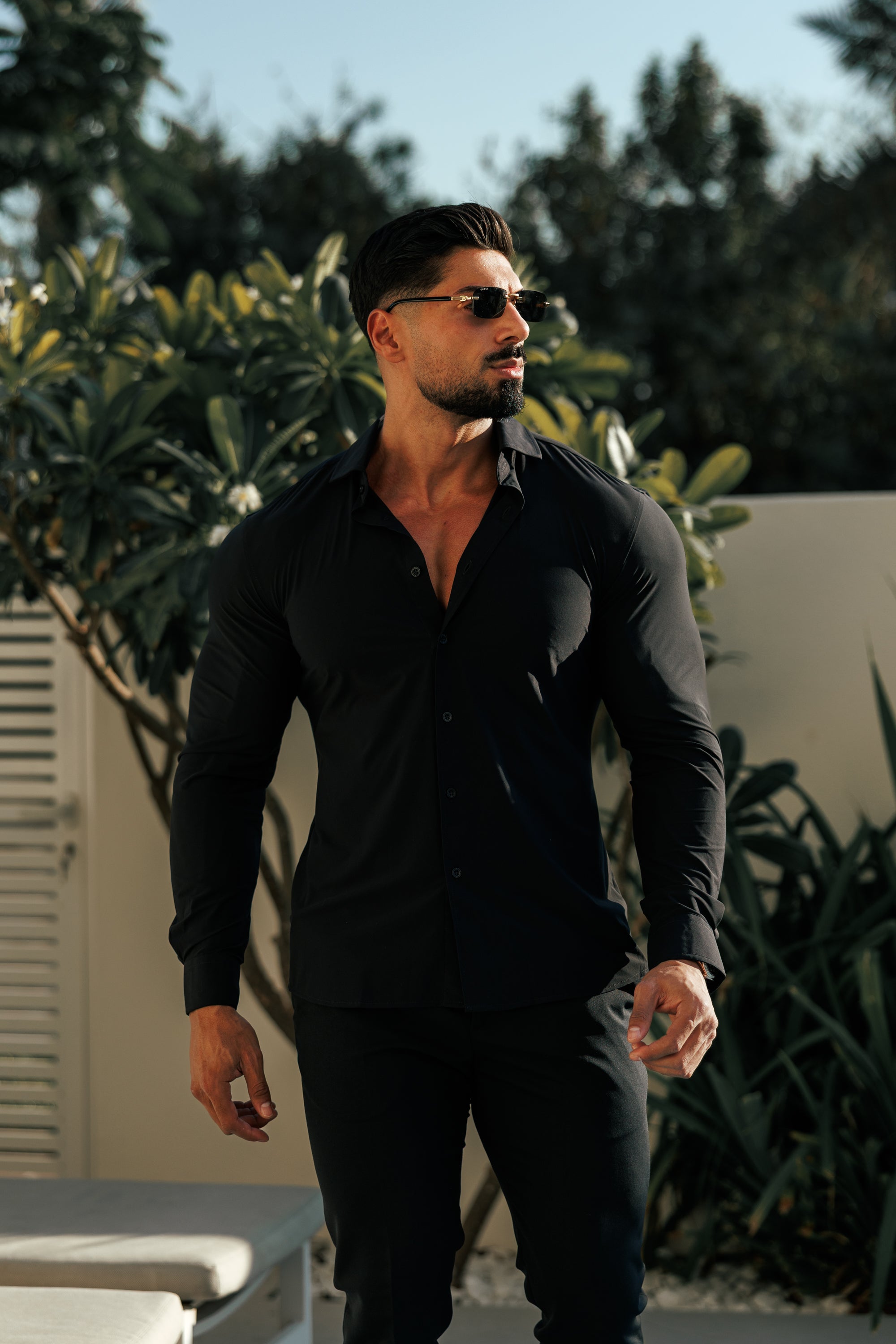 Ultra Stretch Compression Shirt Long Sleeve Black - FS1234