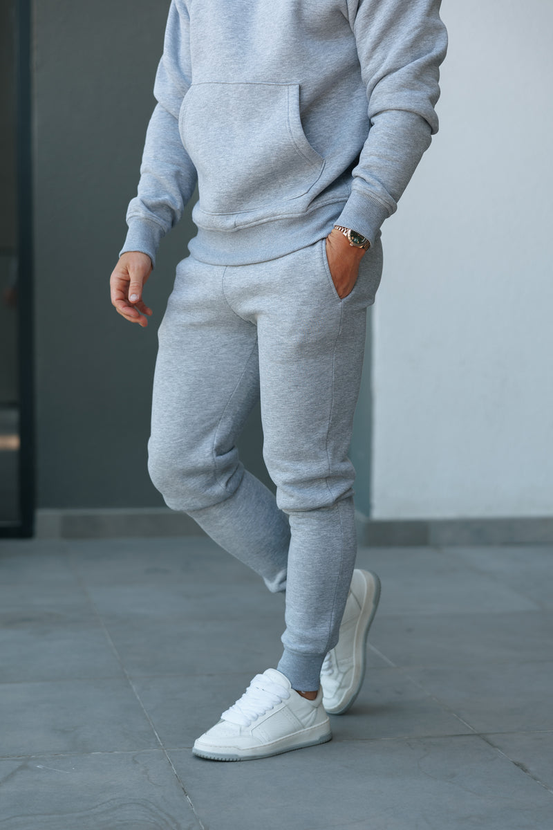 FS Light Marl Grey Oversized Sweat Pants - FSR006/FSR007