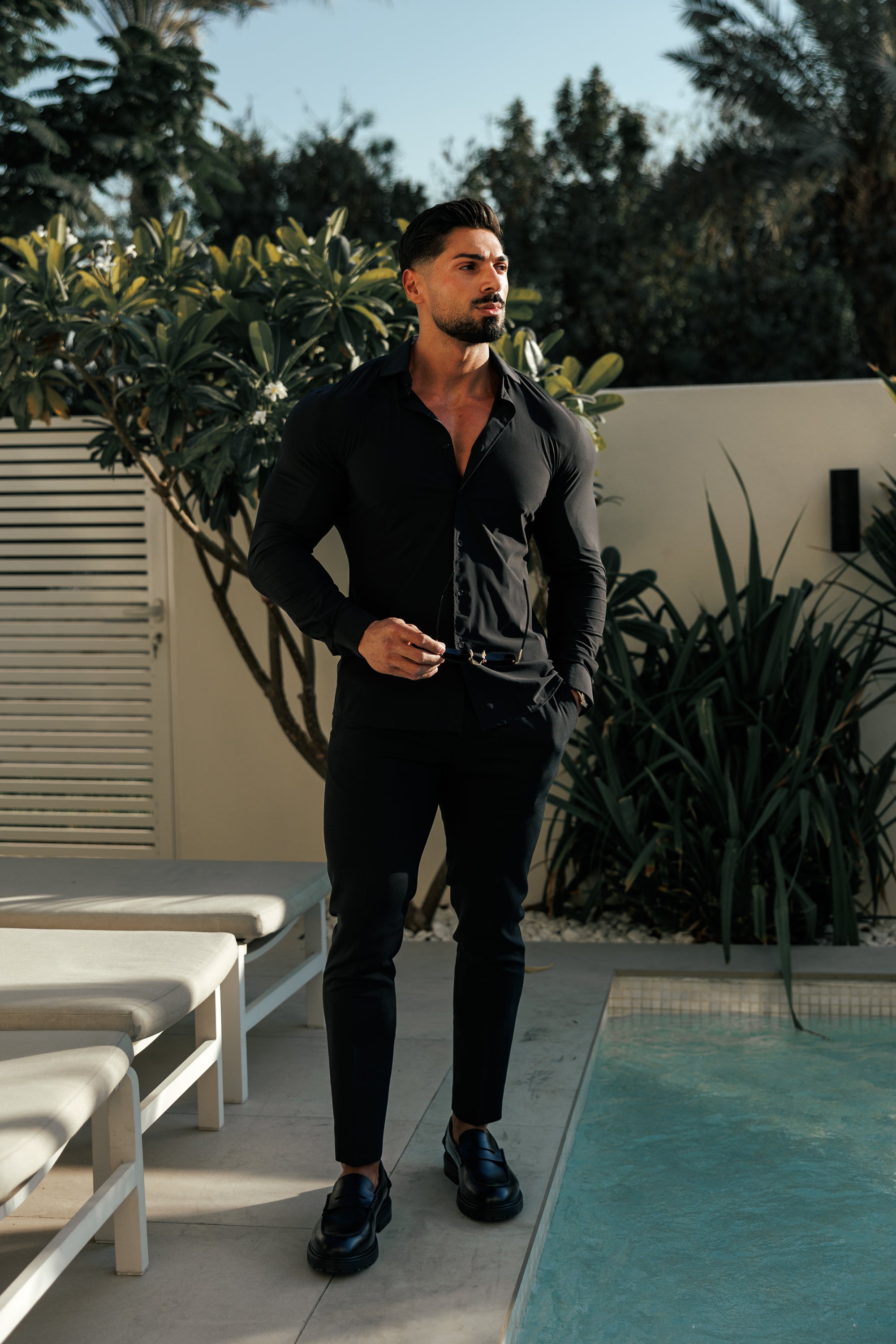 Ultra Stretch Compression Shirt Long Sleeve Black - FS1234